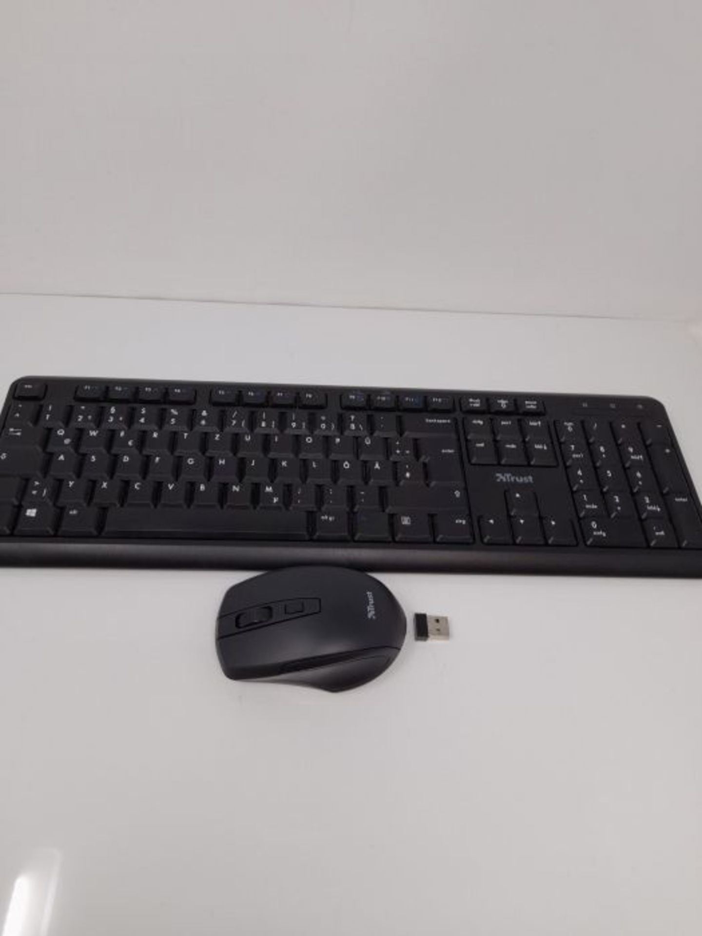 Trust 24080 Ymo wireless keyboard and mouse set - German QWERTZ layout, quiet keys and - Image 2 of 3