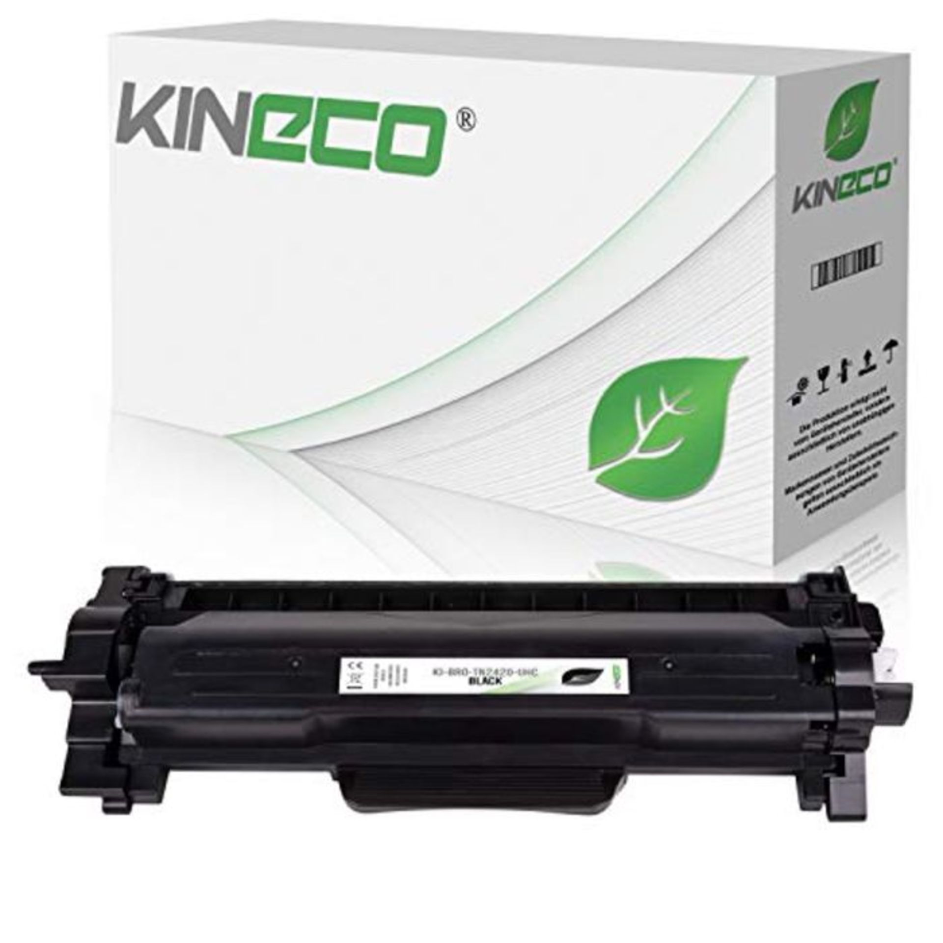 Kineco Toner XXL ersetzt Brother TN2420 TN2410 doppelter Inhalt 6.000 Seiten für Brot