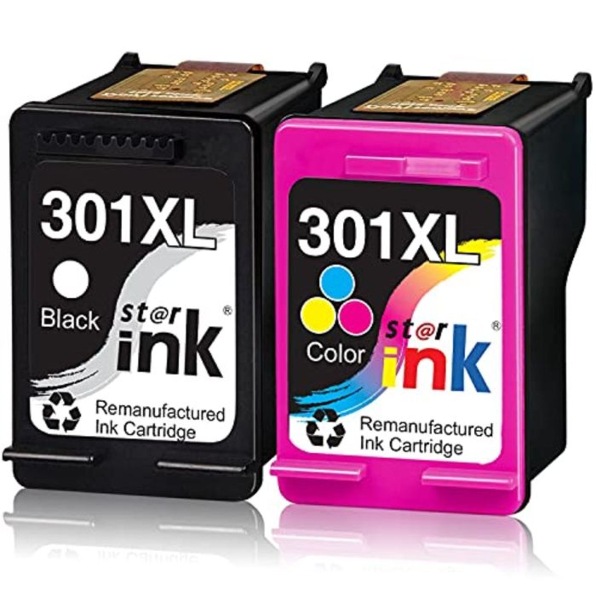 Starink Remanufactured Printer Cartridges Compatible with HP 301XL 301 XL for HP DeskJ
