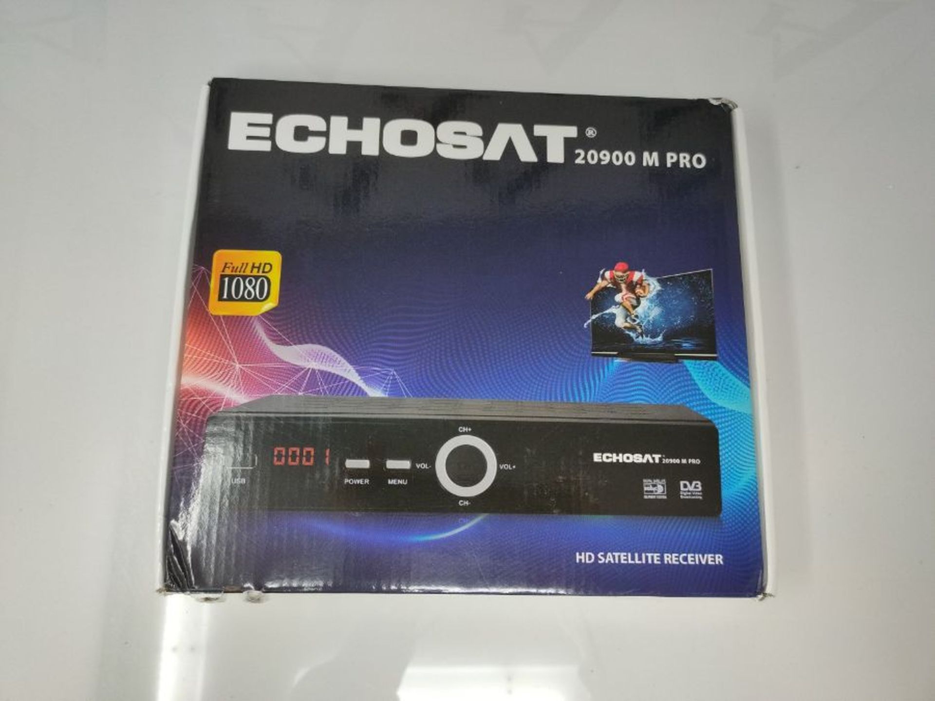 hd-line Echosat 20900 M Pro Digital Sat Receiver + intelligente Fernbedienung (HDTV, D - Image 2 of 3