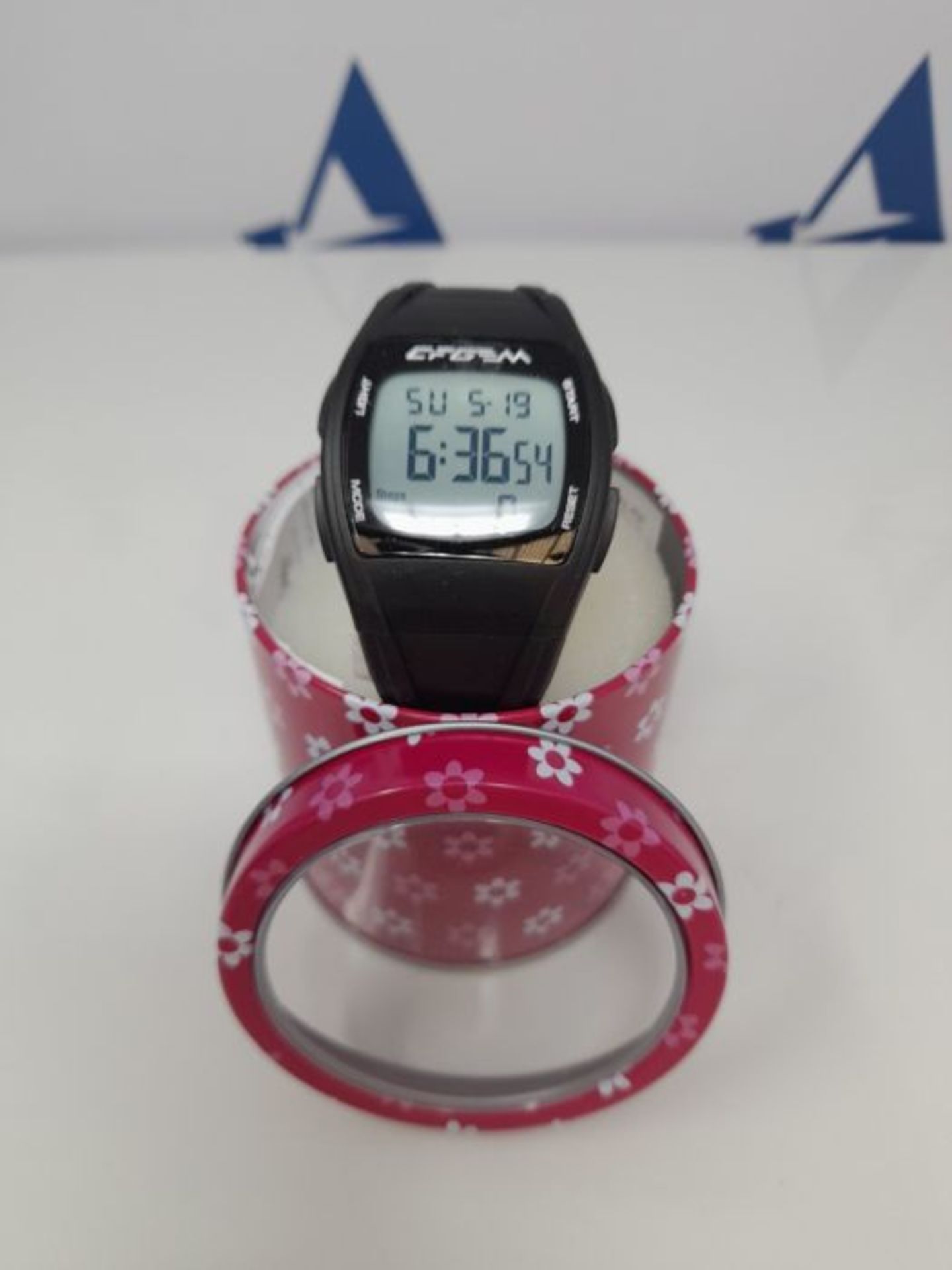 Pedometer Watch for Kids, Unisex Digital Sports Watch with Stopwatch/El Backlight/Coun - Image 2 of 3