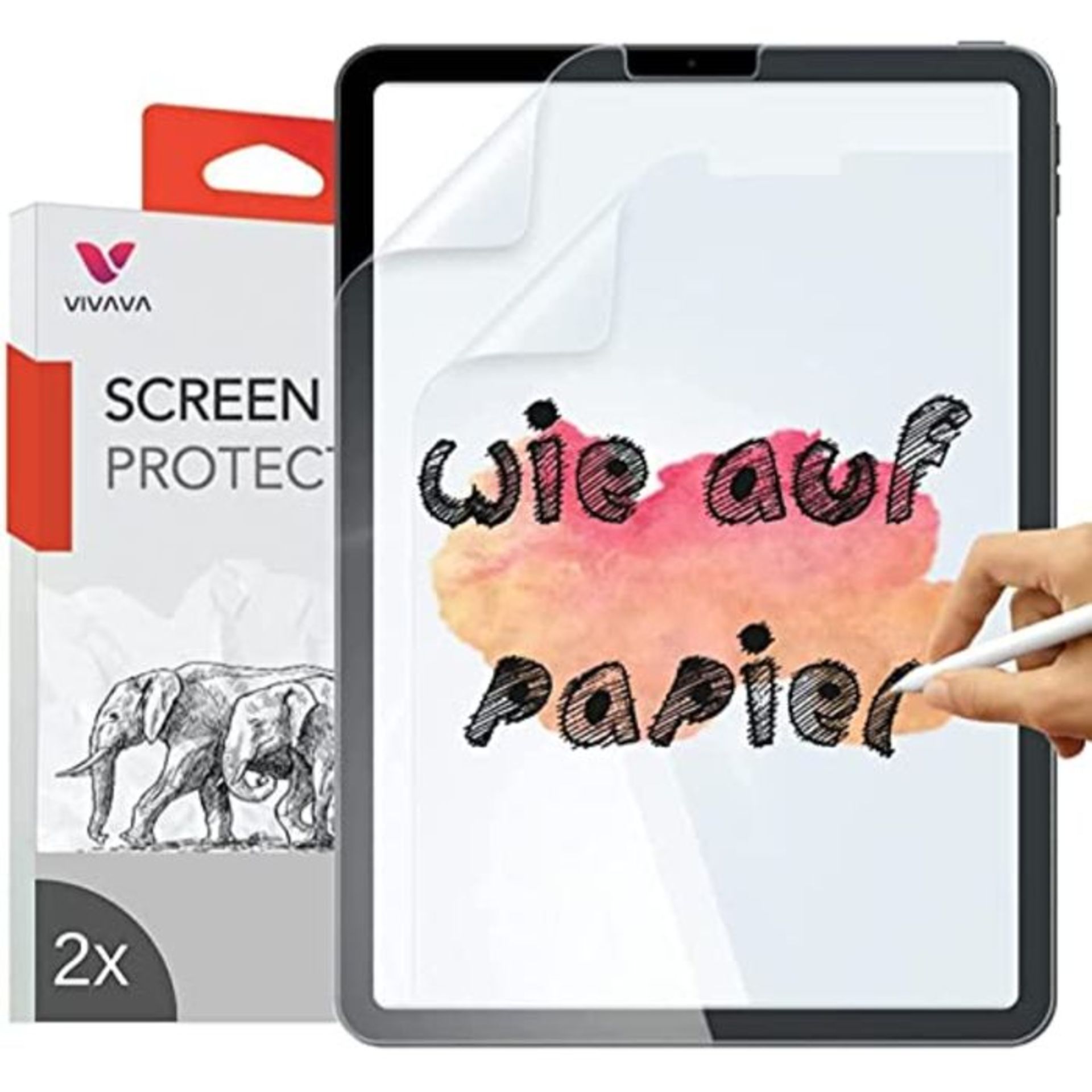 VIVAVA (2 Stück) matte Papier Folie für iPad Pro 11 Zoll (2021, 2020, 2018) & iPad A