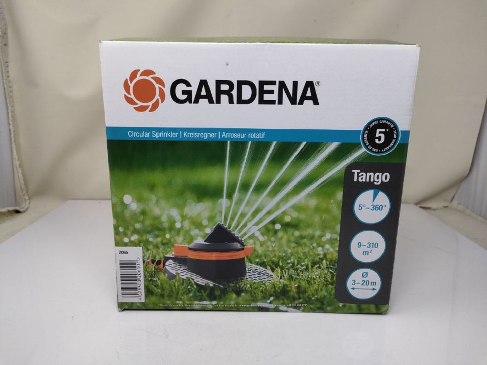 GARDENA Comfort Part and Full Circle Sprinkler Tango: circular sprinkler 2 in 1: Parti - Image 2 of 3