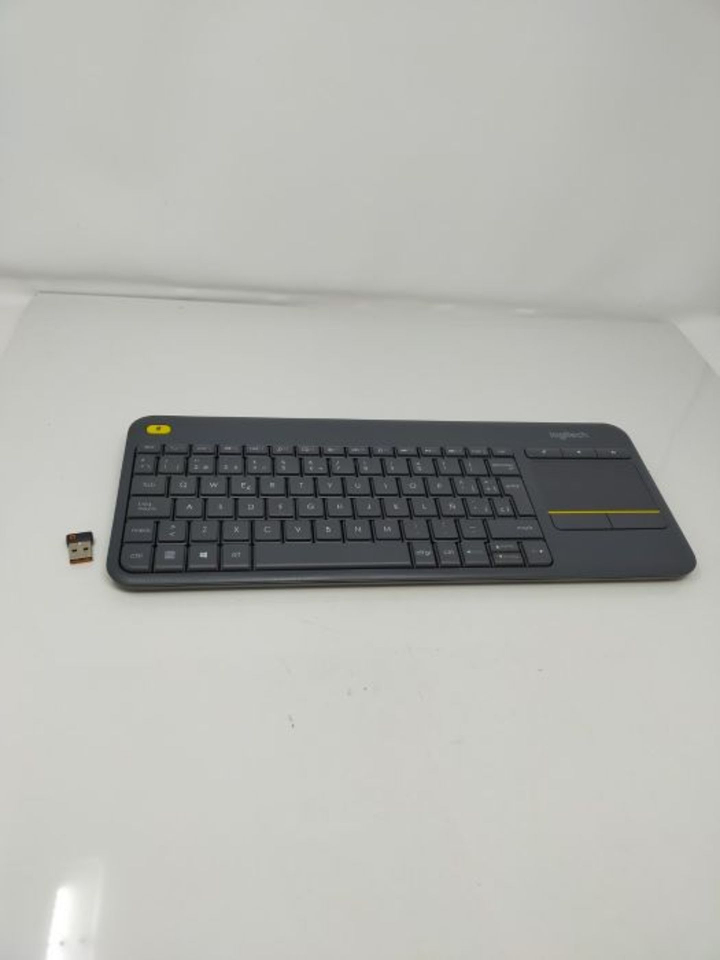 Logitech K400 Teclado TÃ¡ctil InalÃ¡mbrico Plus para TV con un Control Multimedia - Image 3 of 3