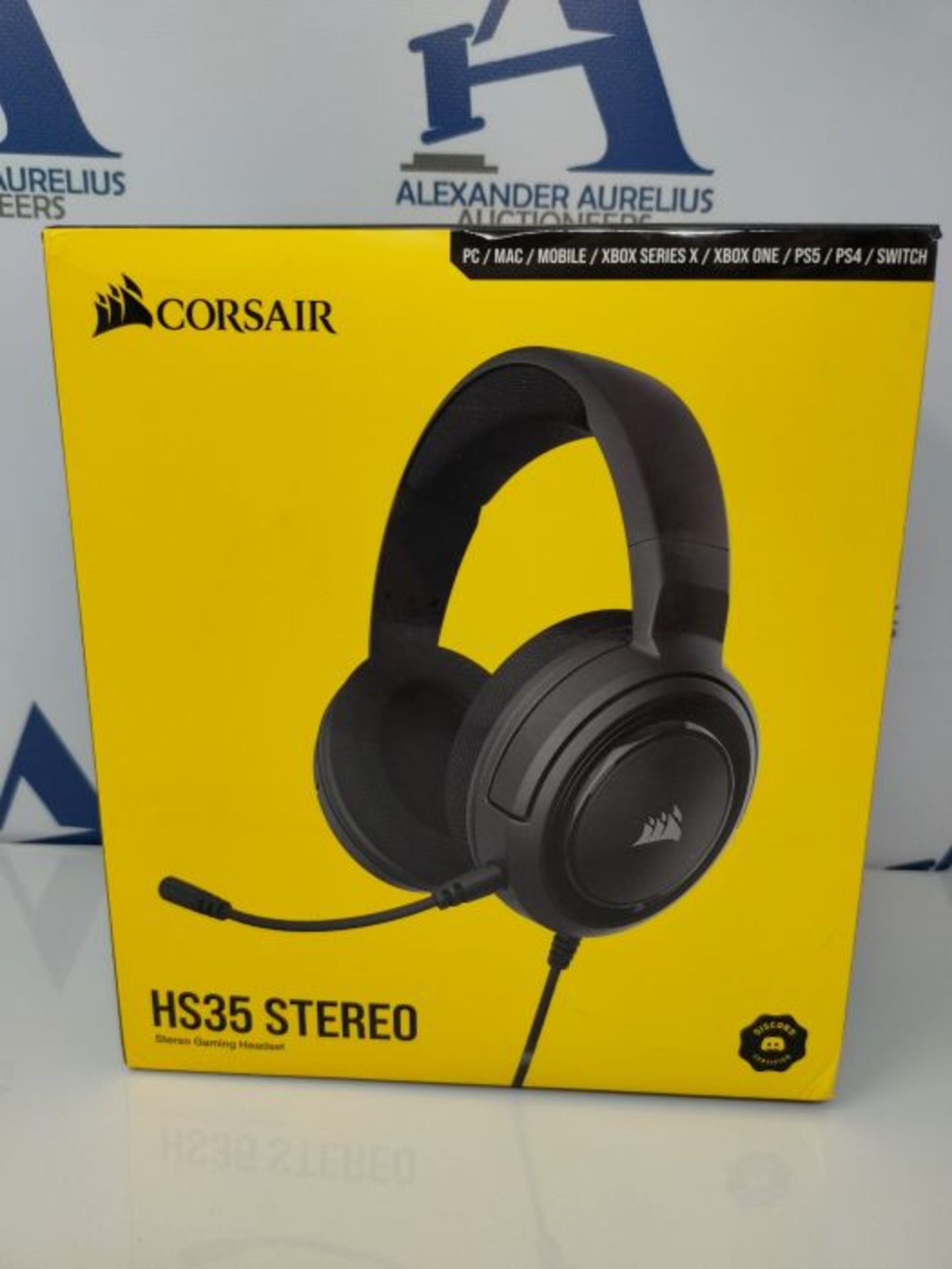 Corsair HS35 Stereo Gaming Headset (50mm Neodym Lautsprecher, Abnehmbares Unidirektion - Image 2 of 3