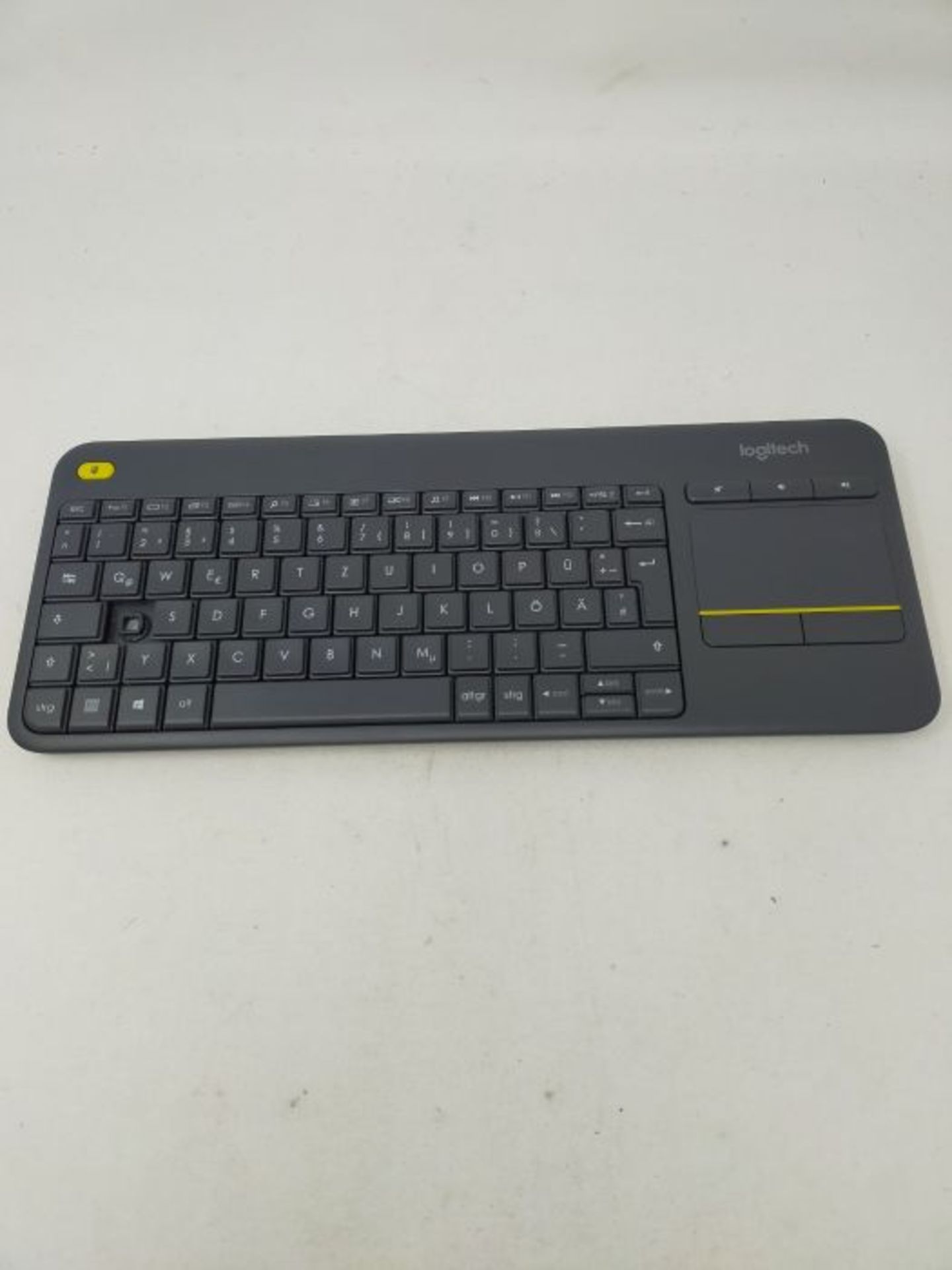 [INCOMPLETE] Logitech K400 Plus Kabellose Touch-TV-Tastatur mit integriertem Touchpad, - Image 3 of 3