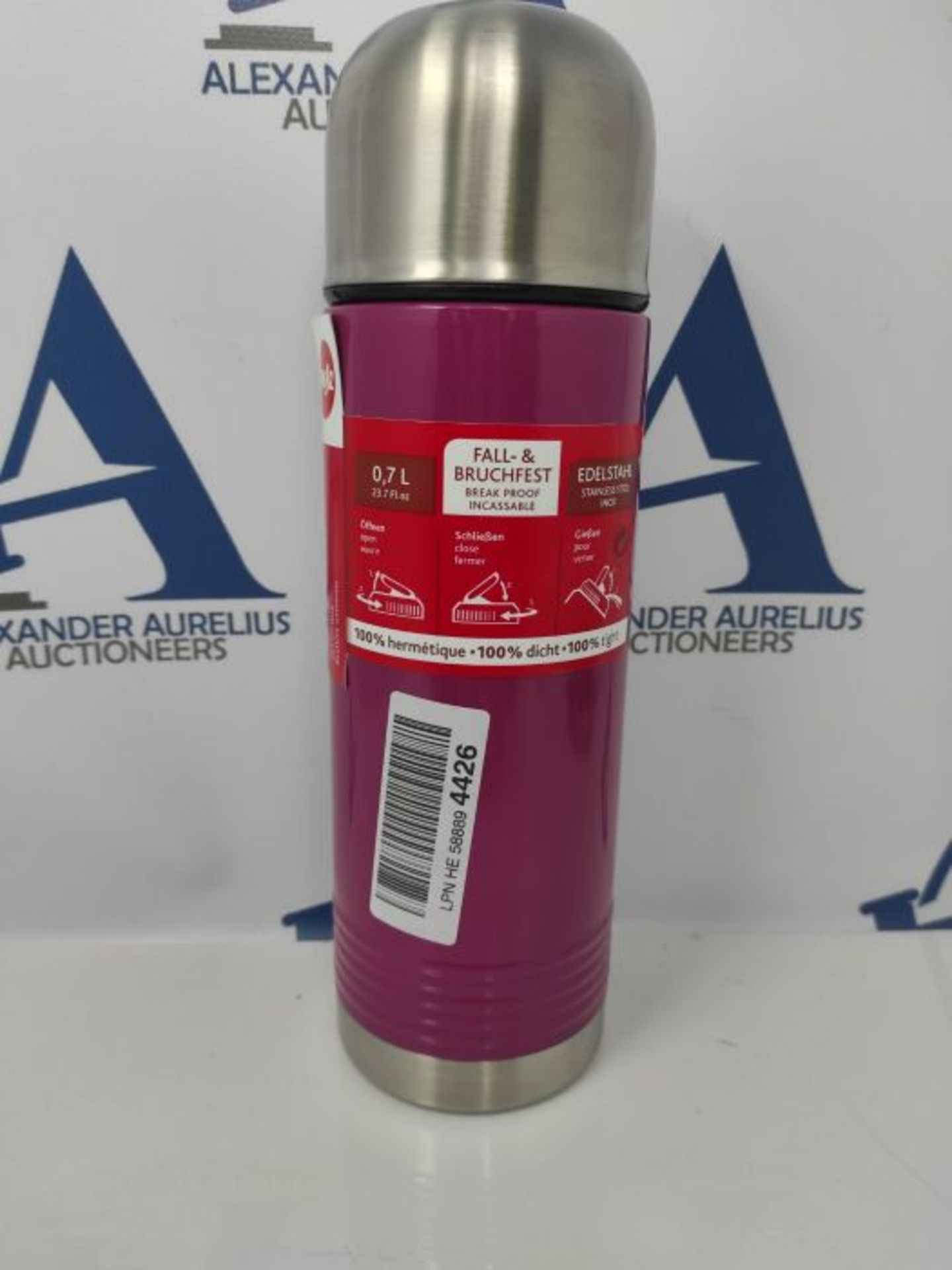 Emsa 515209 Senator Isolierflasche, Thermosflasche, mobiler Kaffeebecher, 700ml, Therm - Image 2 of 3