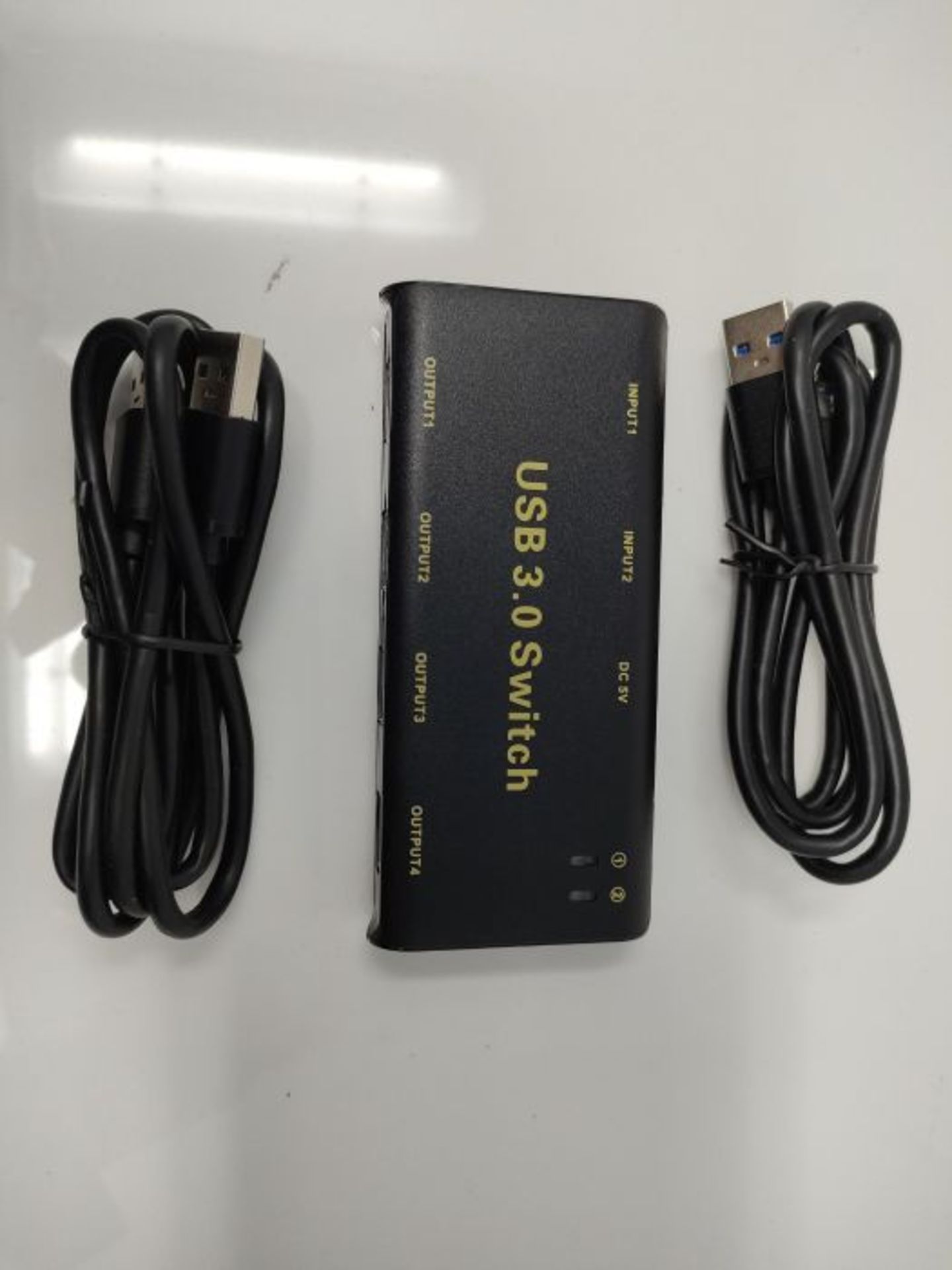 ABLEWE USB 3.0 Switch, 4 Ports USB 3.0 Sharing Switch Box KVM Switch USB Switcher for - Image 3 of 3