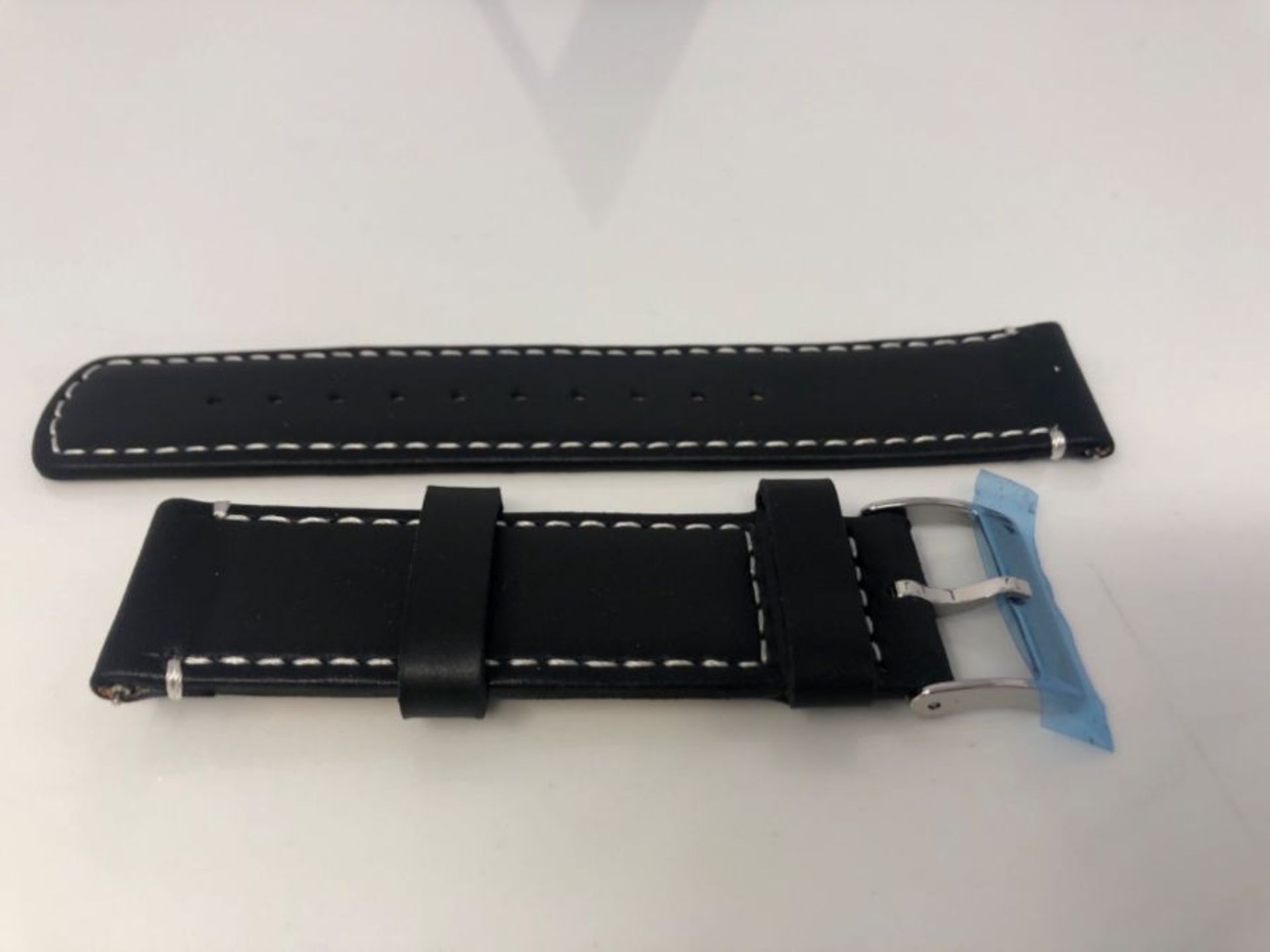 Barton Quick Release Top Grain Leather Watch Band Strap - Choice of Colour & Width - 1 - Image 2 of 3