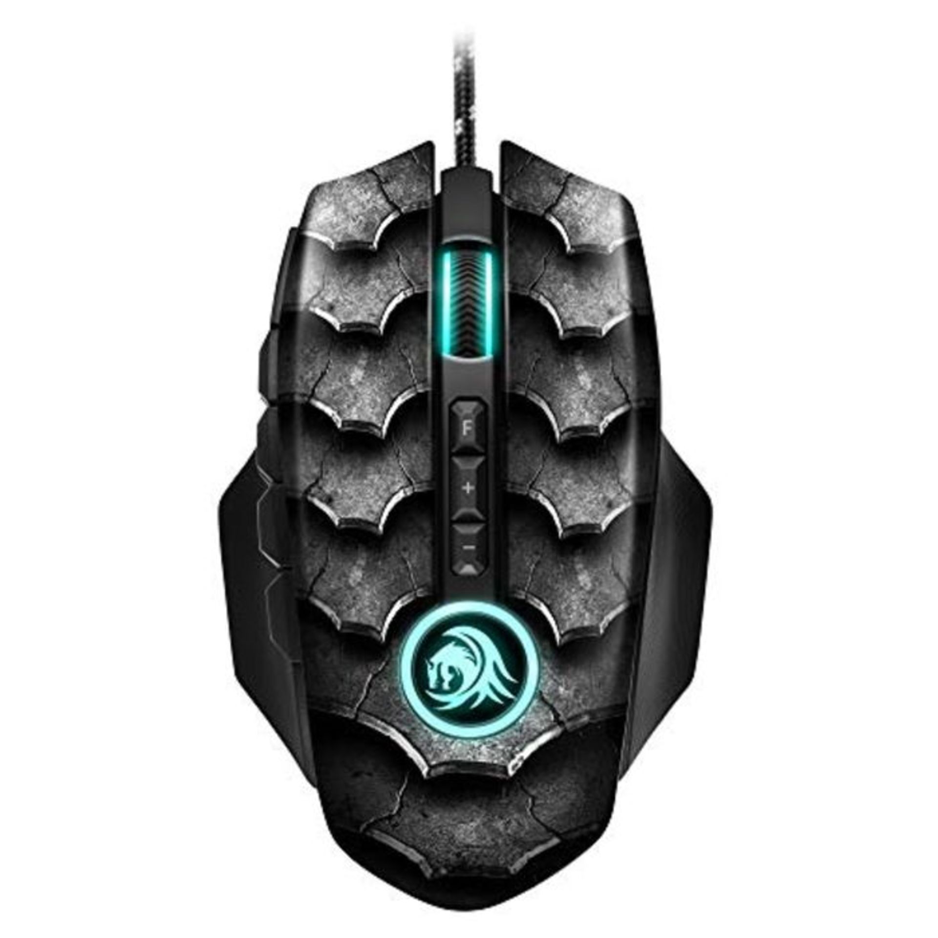 Sharkoon Drakonia II Gaming Maus, optischer Sensor PixArt 3360, 15.000 DPI, 12 program