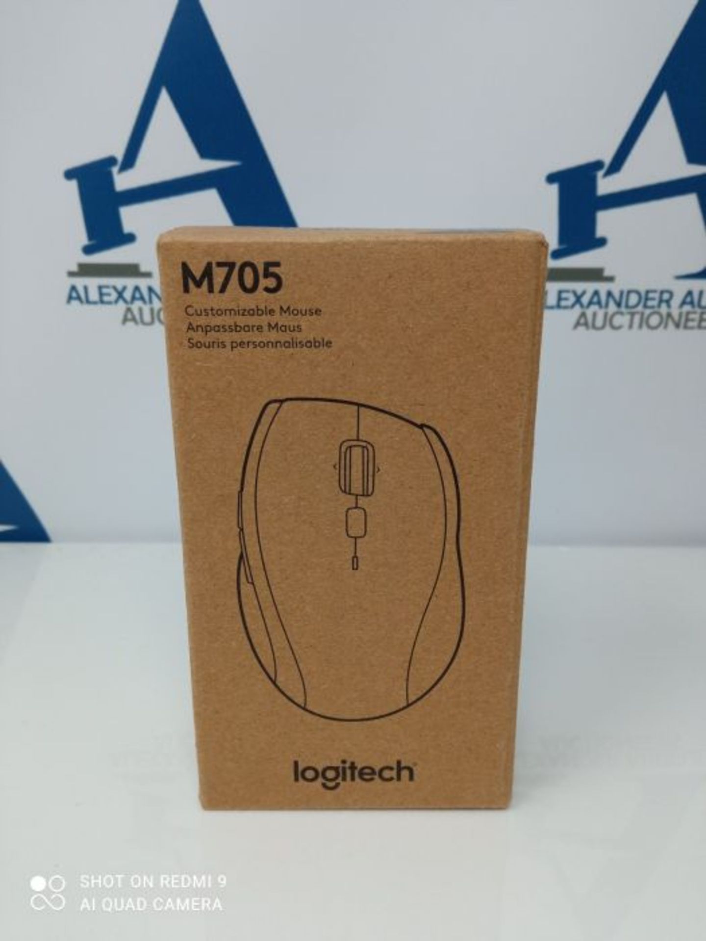 Logitech M705 Marathon Wireless Mouse, 2.4 GHz USB Unifying Receiver, 1000 DPI, 5-Prog - Image 2 of 3