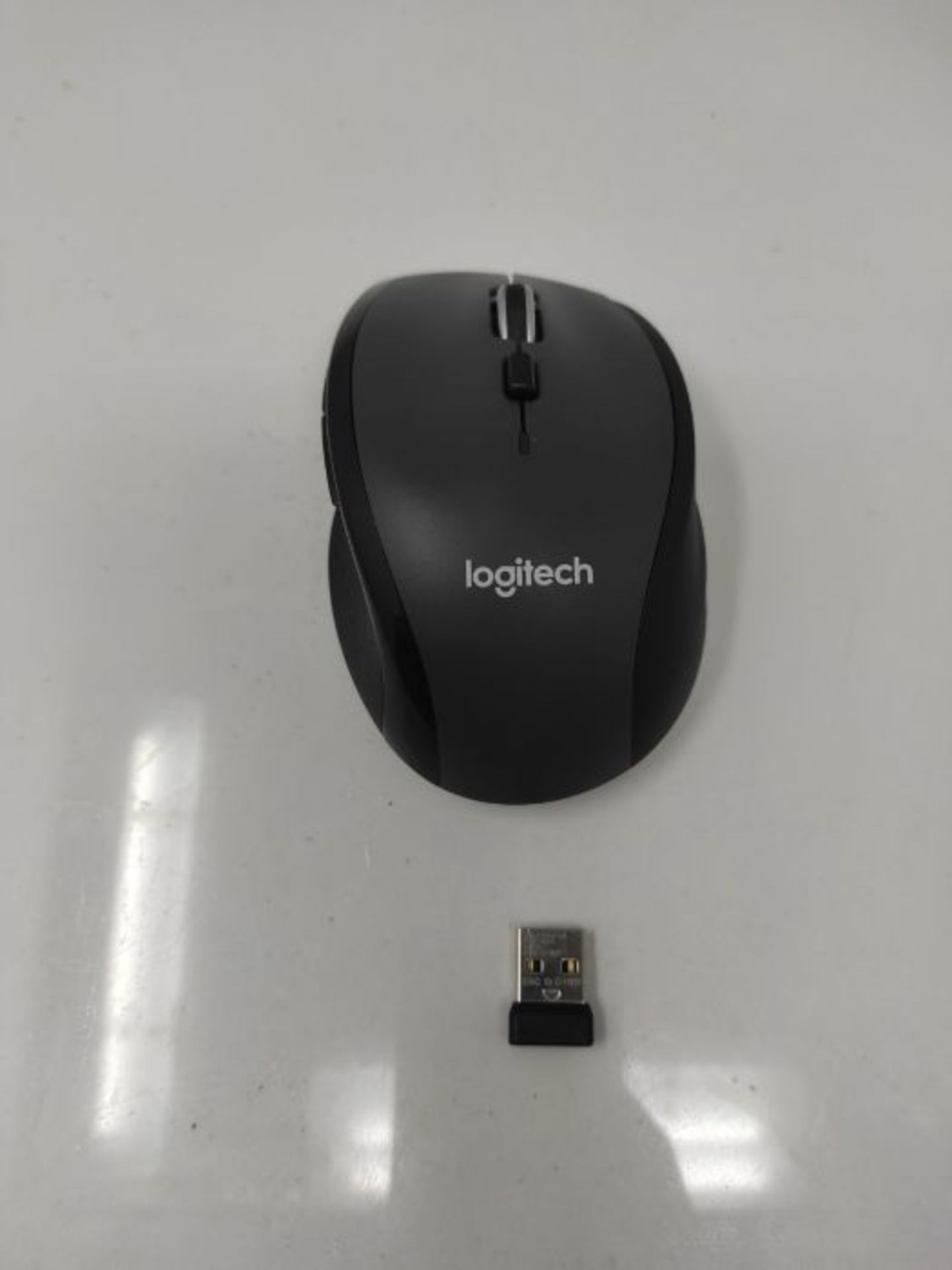 Logitech M705 Marathon Wireless Mouse, 2.4 GHz USB Unifying Receiver, 1000 DPI, 5-Prog - Image 3 of 3