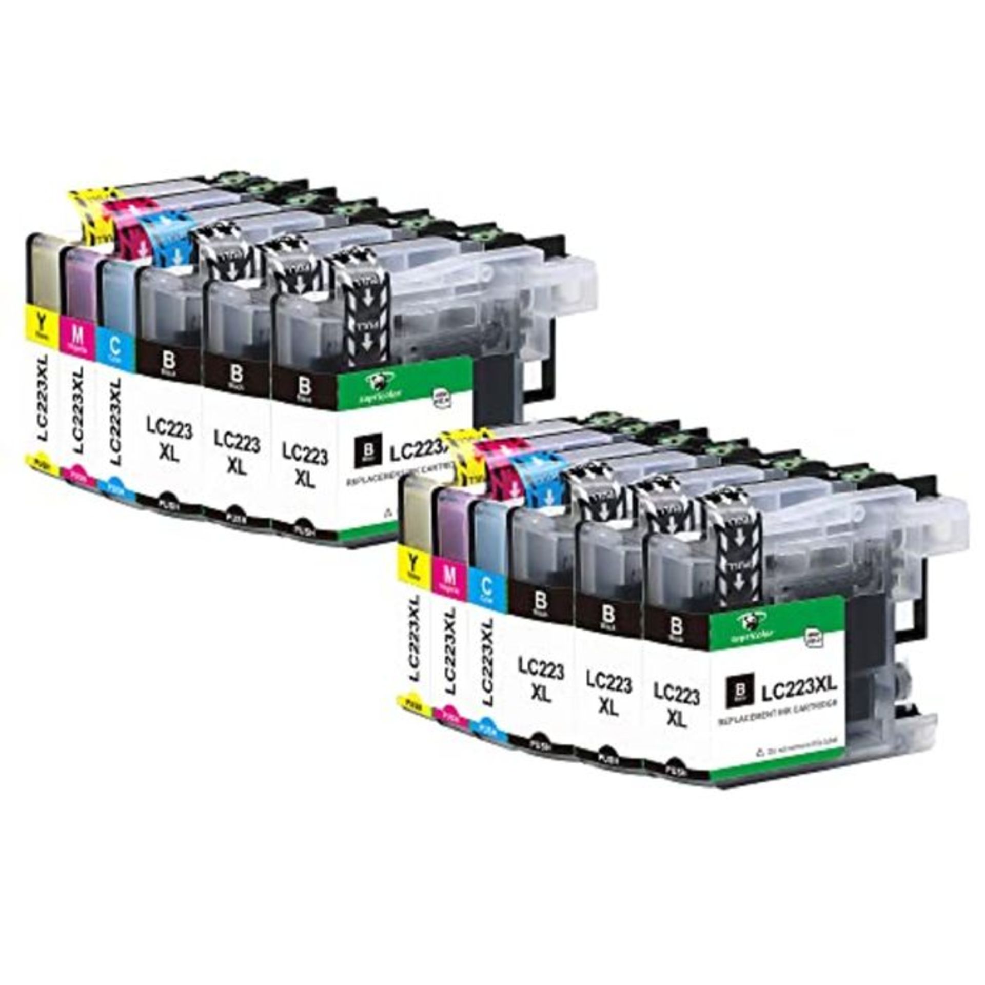 Supricolor Replacement Brother LC223XL Ink Cartridges, Compatible LC223 Ink Work for B