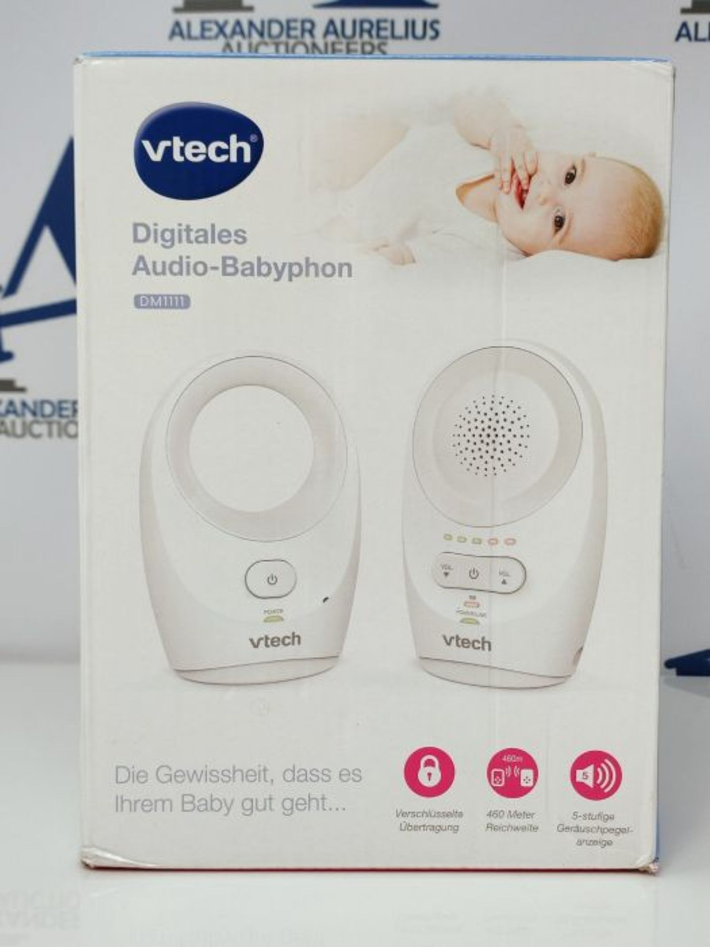 VTech 80-301608 Babyphon DM1111 Baby Monitor, Colourful - Image 2 of 3