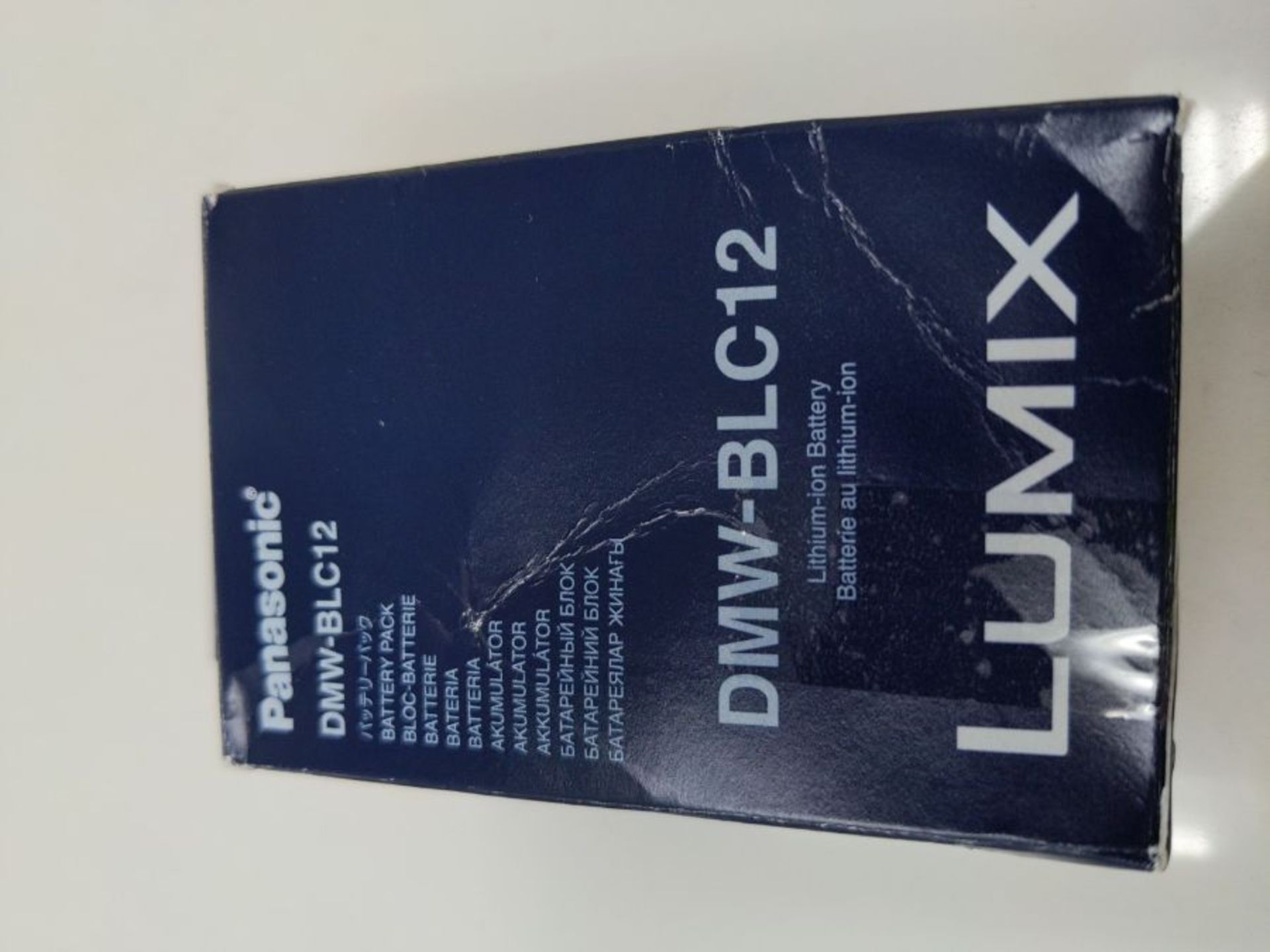 RRP £50.00 Panasonic LUMIX DMW-BLC12E Li-Ionen Akku 7,2V, 1200 mAh (geeignet fÃ¼r GH2, G5, FZ20 - Image 2 of 3