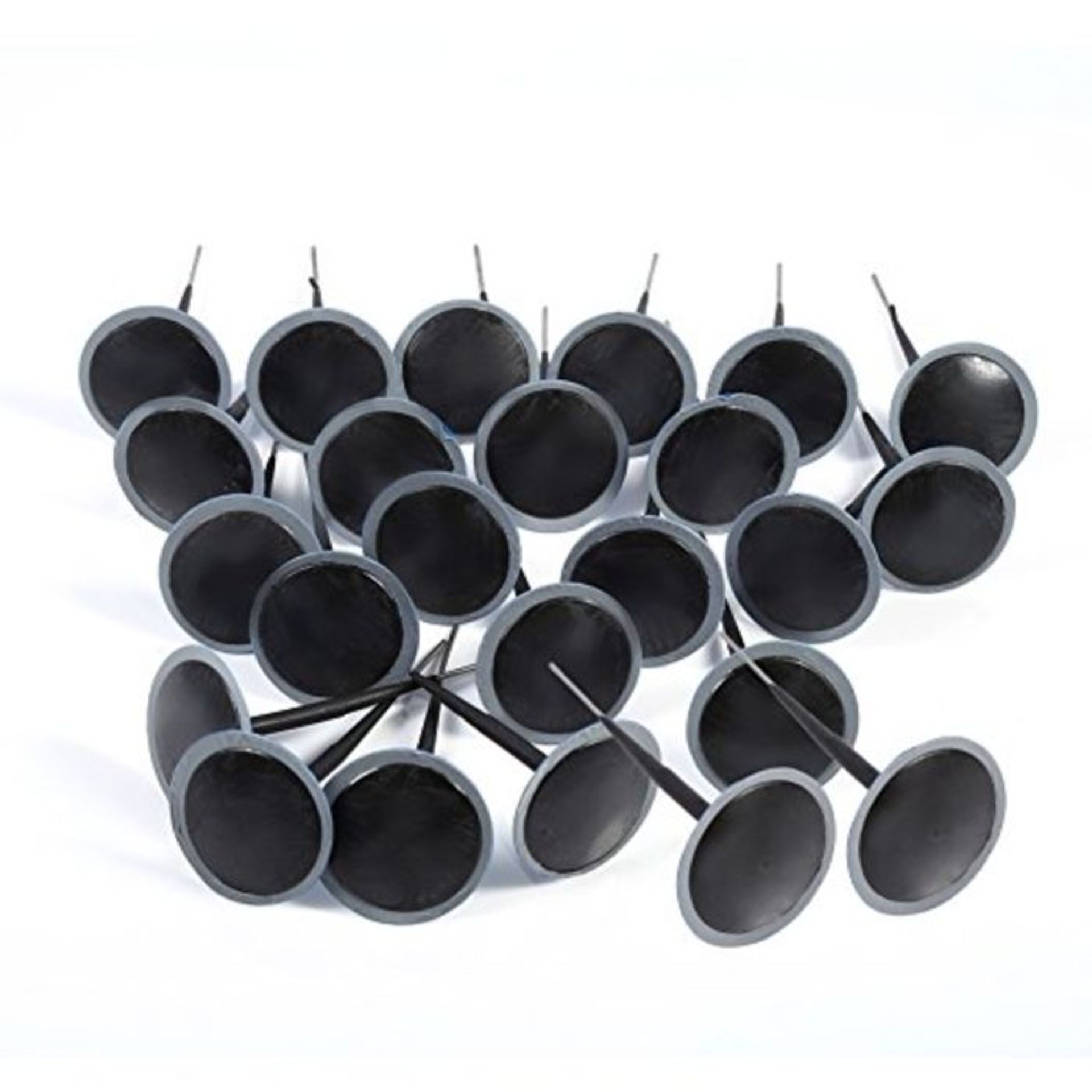 24Pcs Auto Tubeless Tire Tyre Puncture Repair Wired 6mm Mushroom Plug Patch