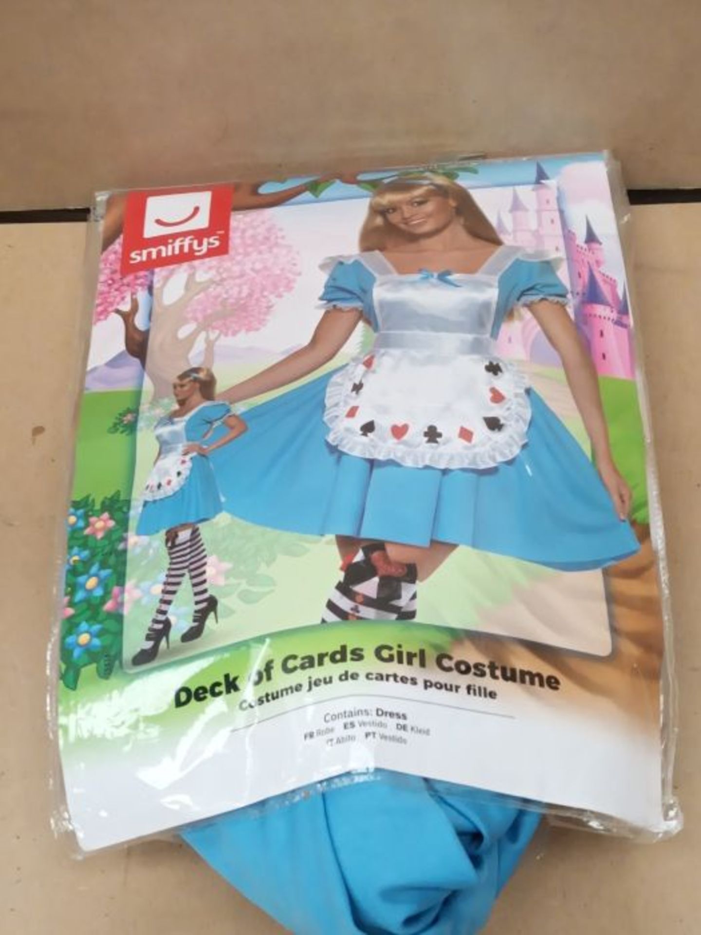 Women's Alice In Wonderland Deck of Cards Costume - L - Image 2 of 3