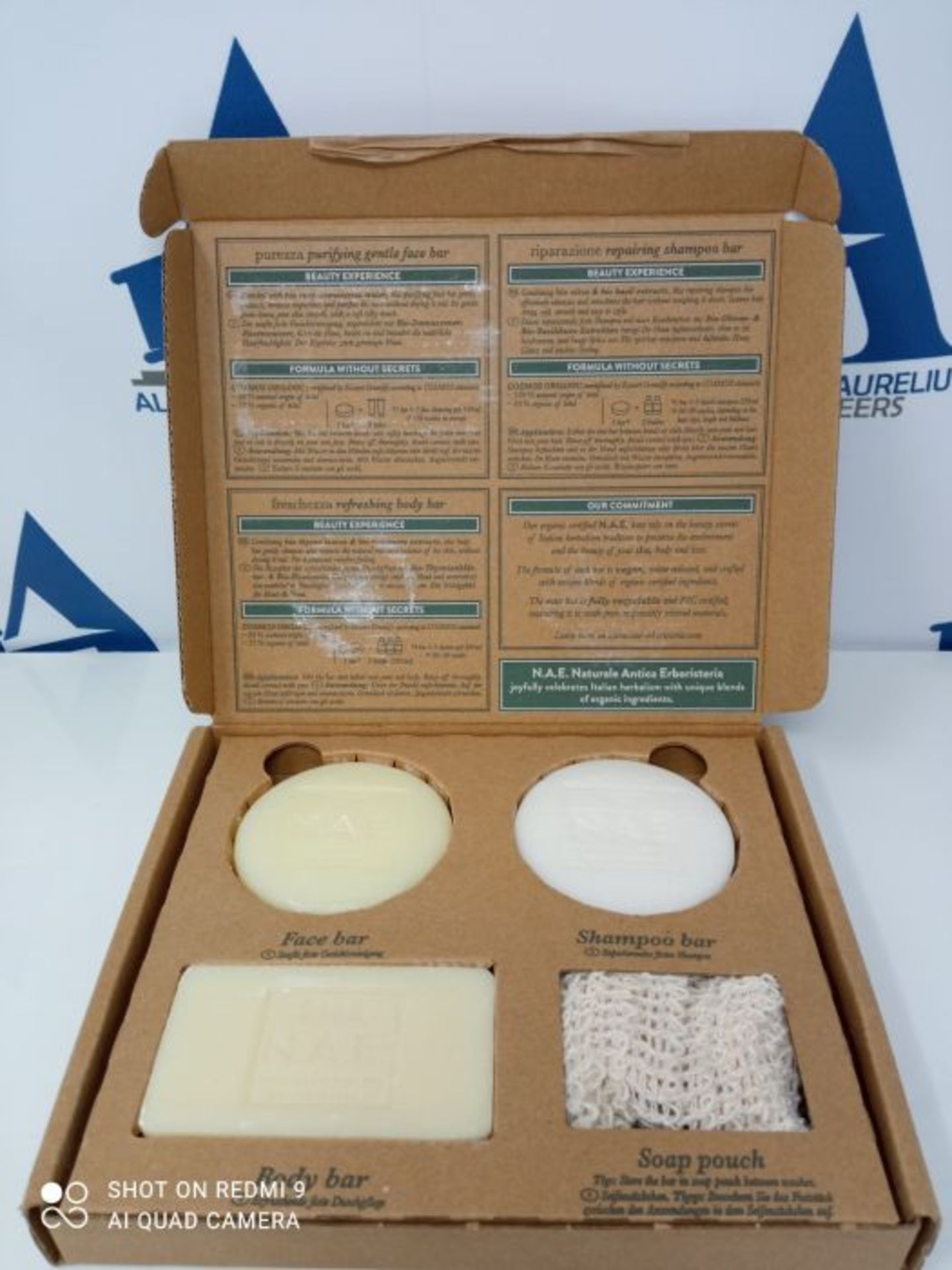 N.A.E. Solid box, 100% plastic- and certified natural cosmetics: solid shampoo 85 g an - Image 3 of 3