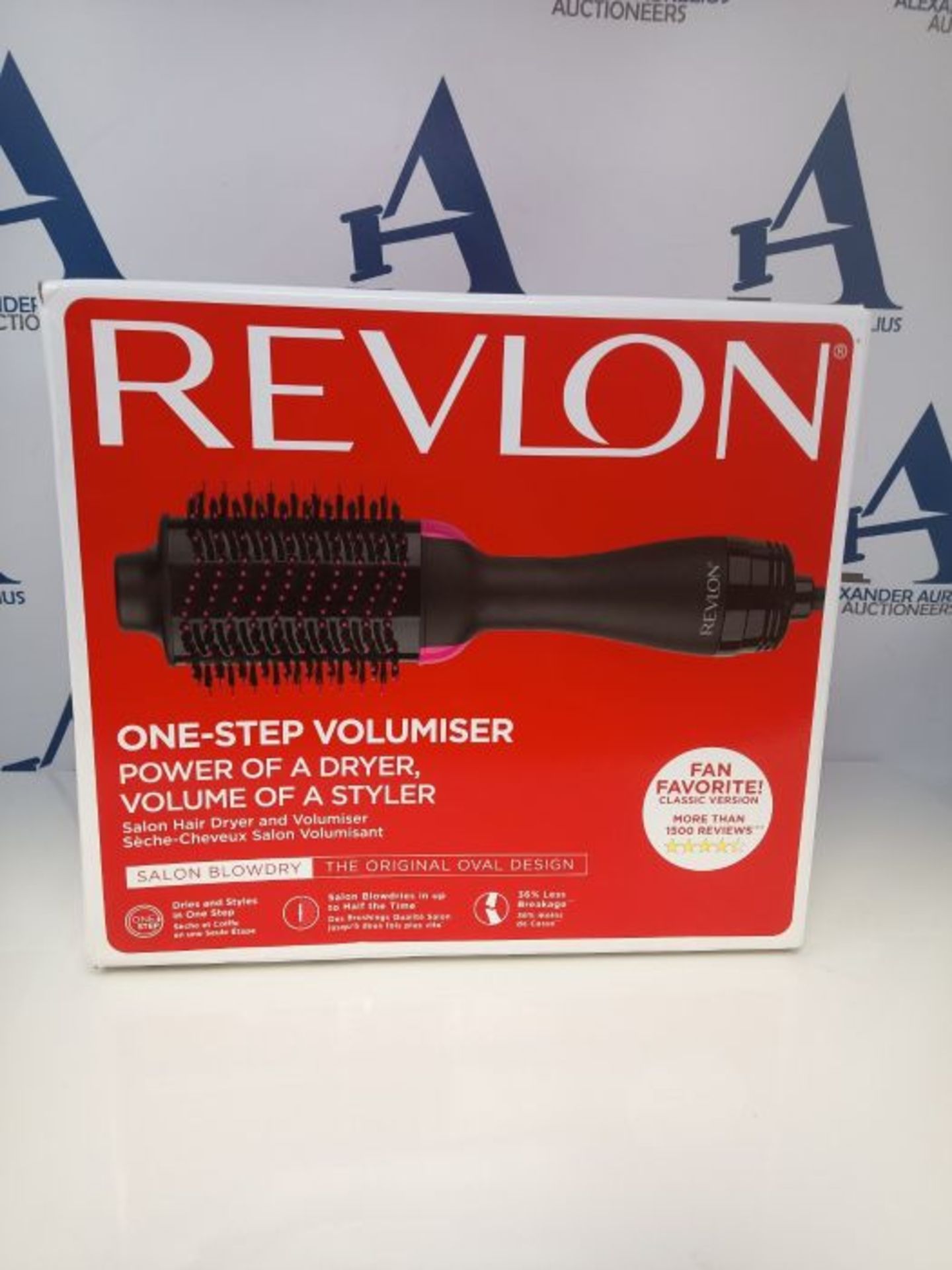 Revlon RVDR5222E2 Salon One-Step Hair Asciugacapelli e Volumizzante, 800 W, Nero/Rosa - Image 2 of 3