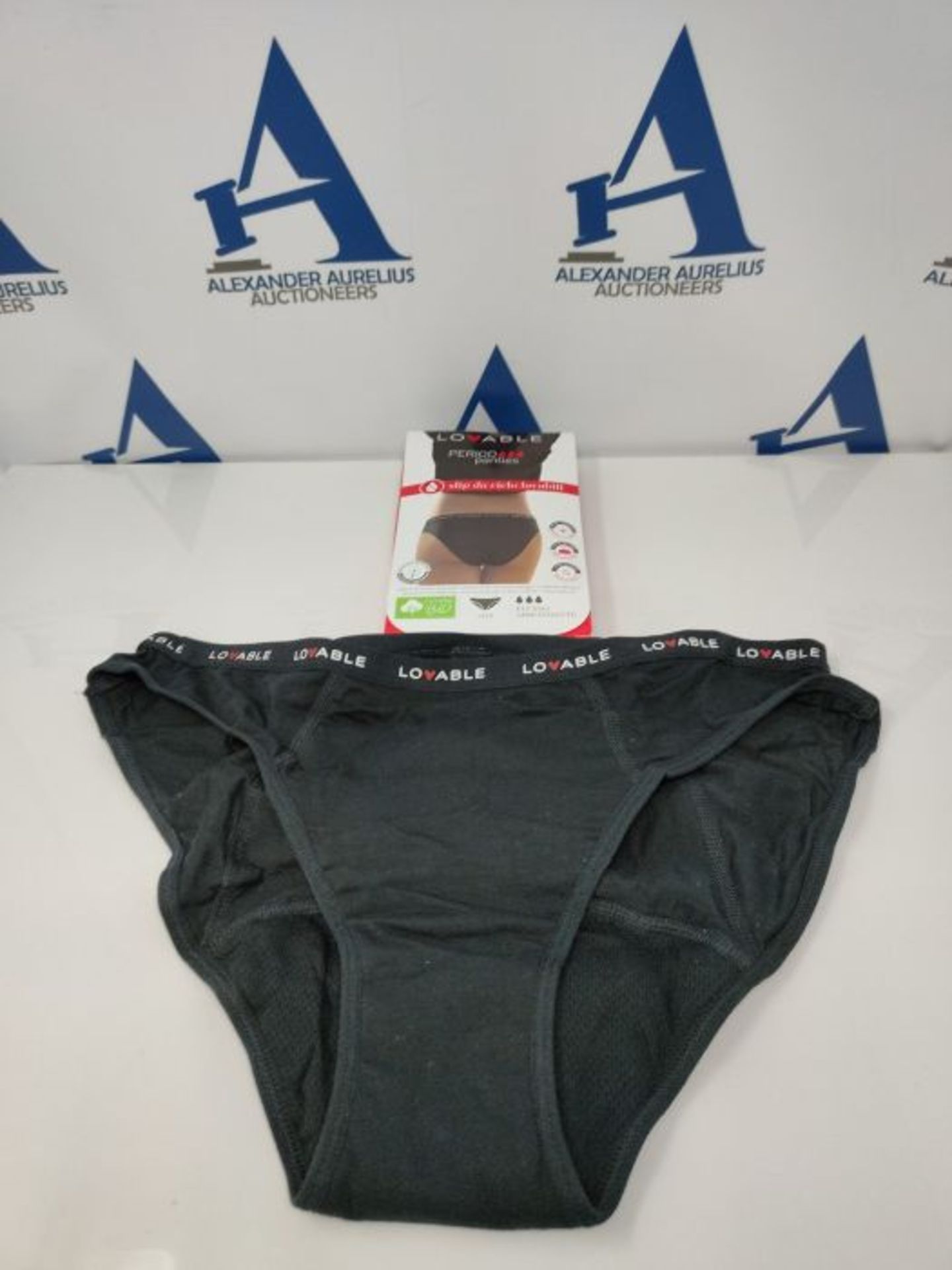 Lovable Women's Period Panties Underwear, Nero, XL (Pack of 2) - Image 3 of 3