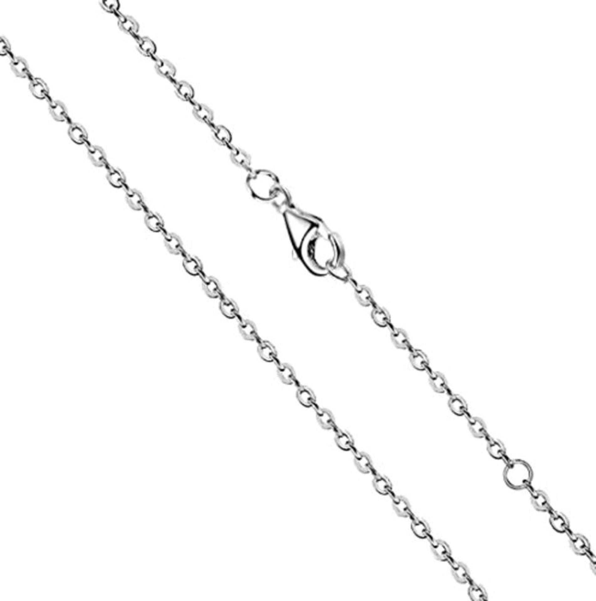 OSTAN Women's 925 Silver Necklace without Pendant 1.5 mm Wide Chain Silver for Women J