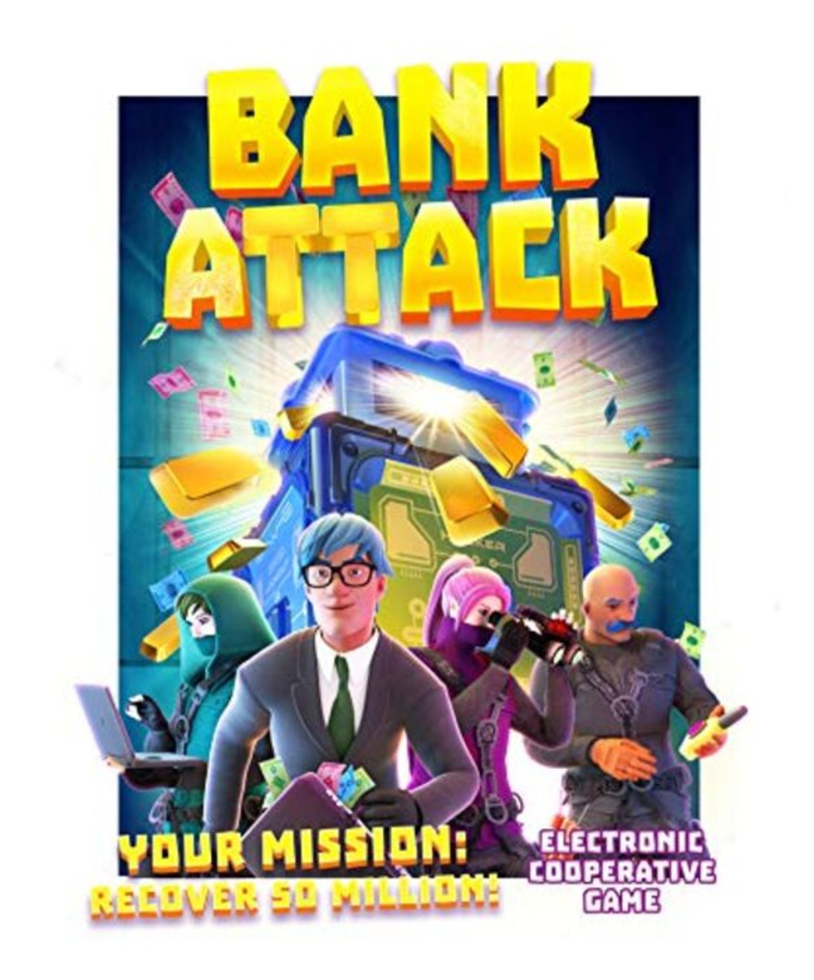 John Adams 10790 Bank Attack Game, Multi