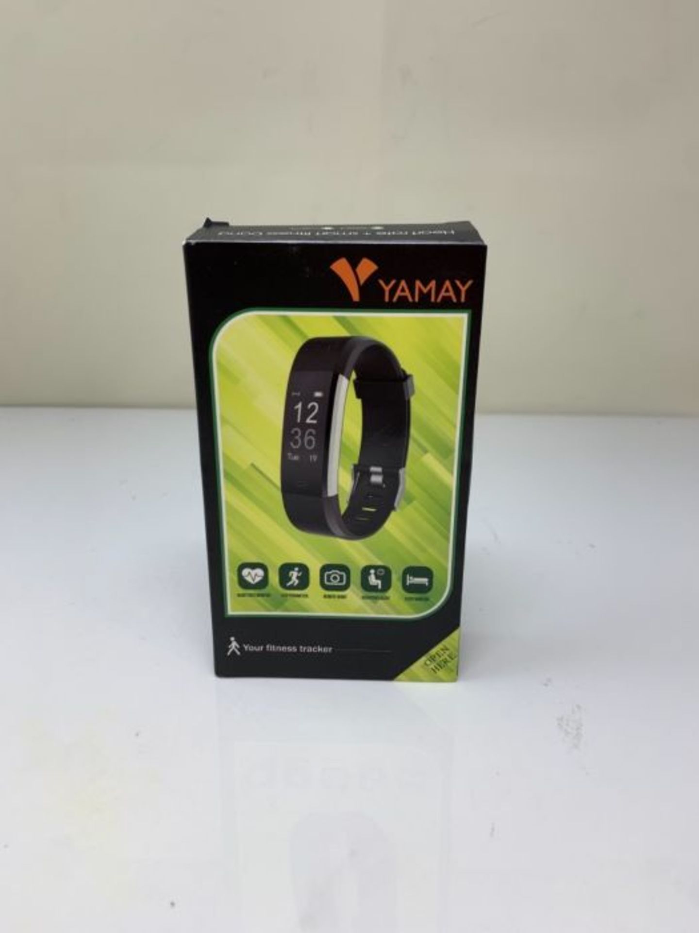YAMAY Fitness Armband mit Pulsmesser Wasserdicht IP67 Fitness Tracker Smartwatch Aktiv