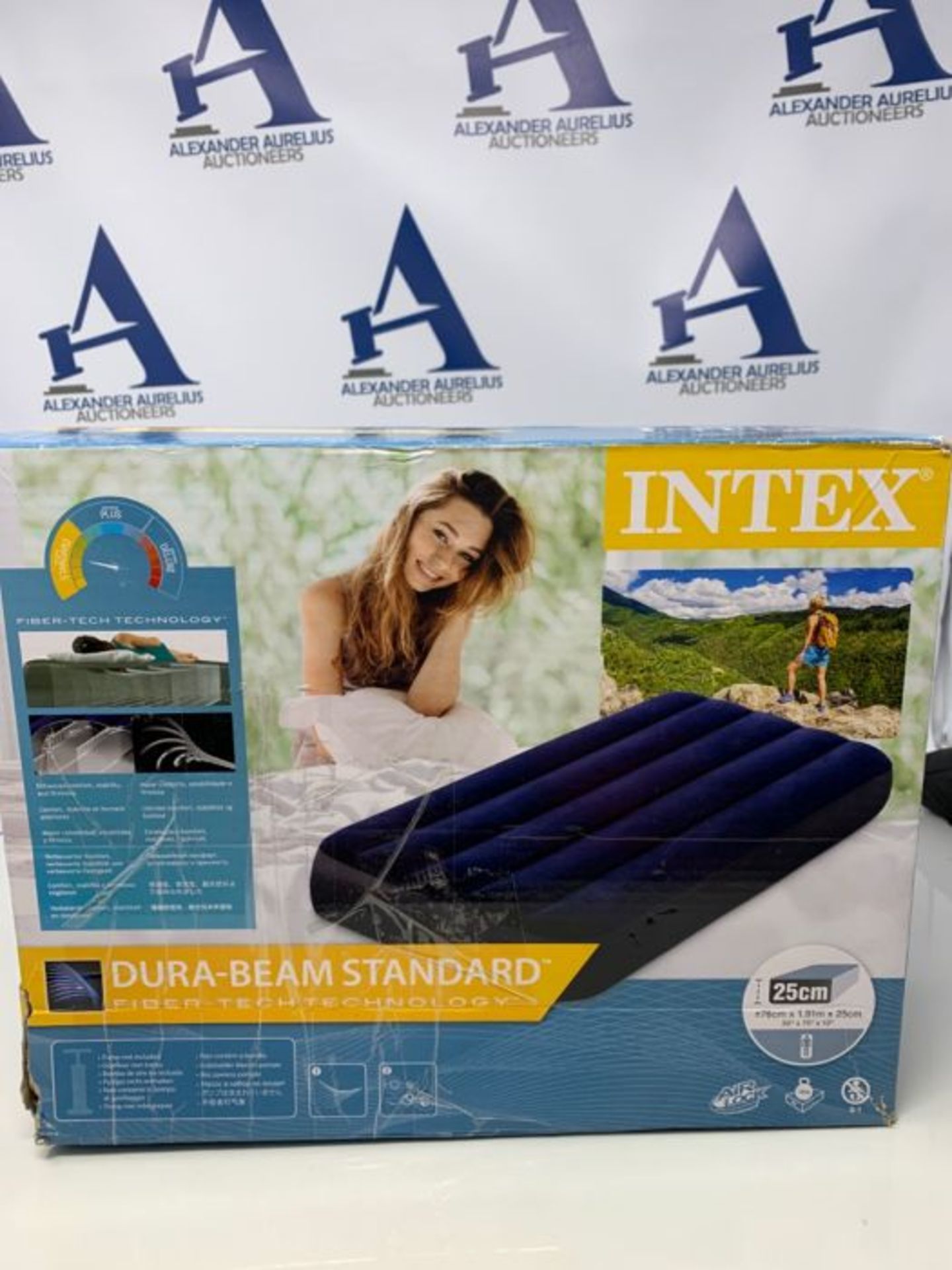Intex Inflatable Bed, 64756, multicoloured, 76 x 191 x 25 cm - Image 2 of 3
