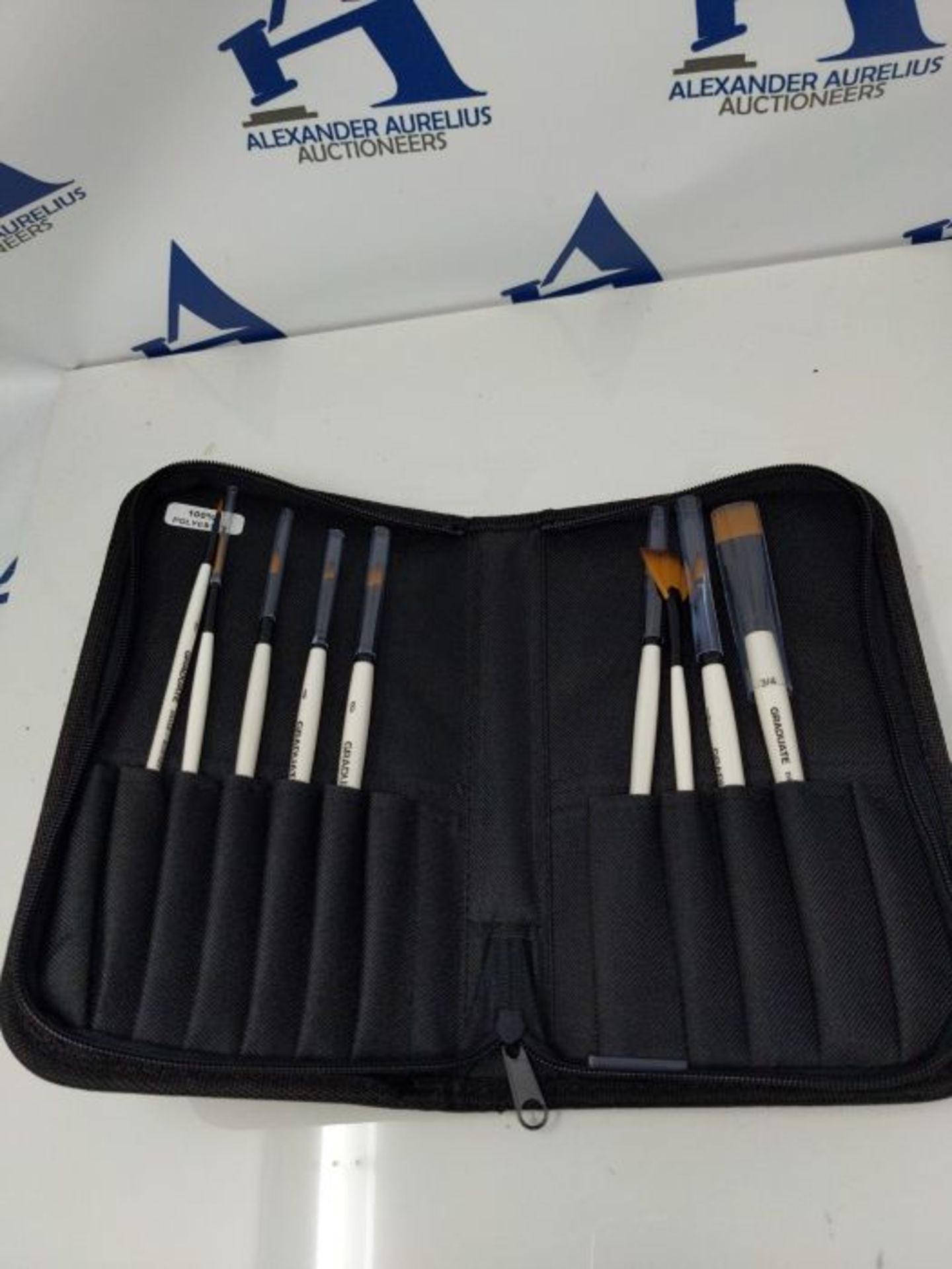 [INCOMPLETE] Daler Rowney 212500100 Graduate Short Zip Case 10 Brushes - Image 3 of 3