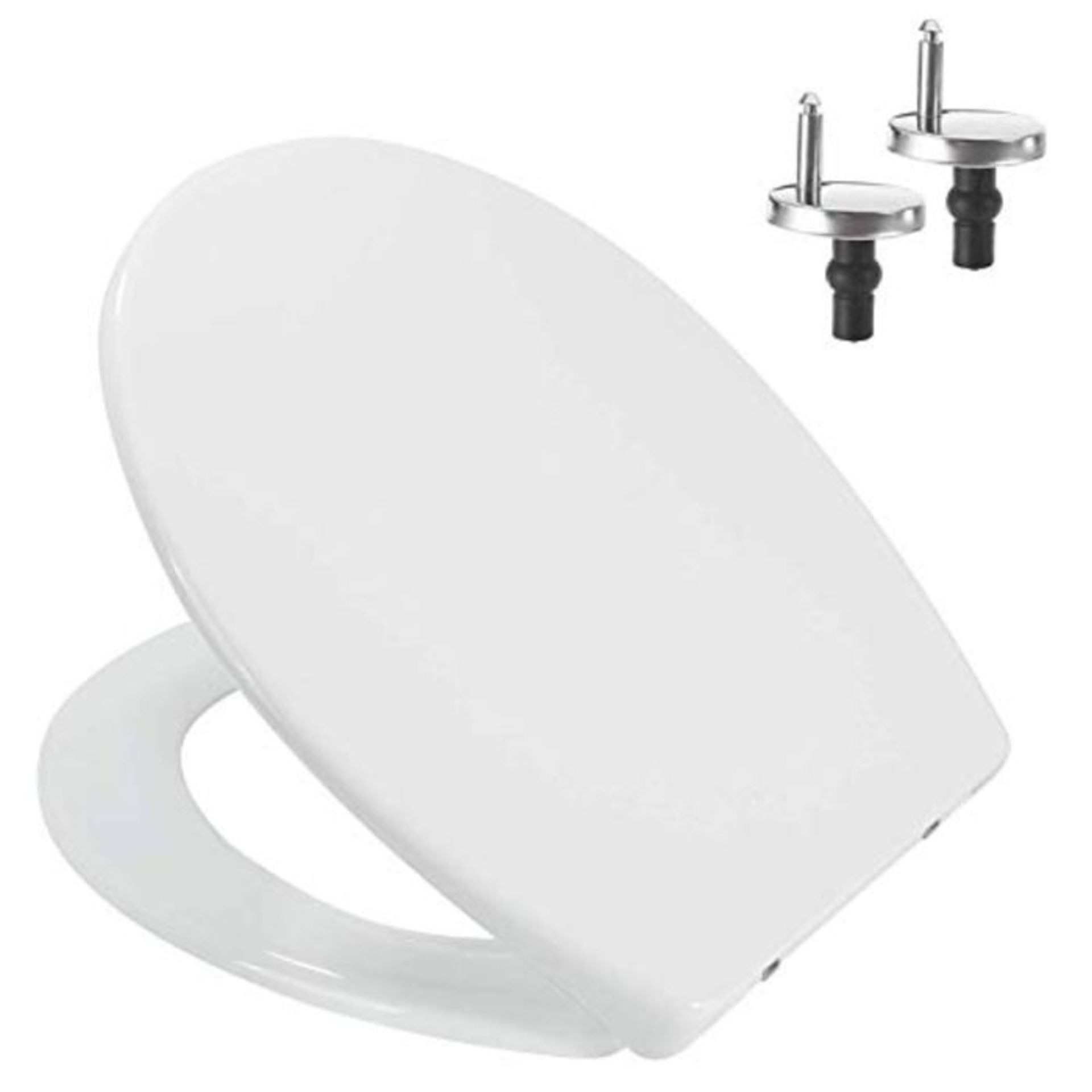 Toilet Seat featuring Soft-Close, Easy Clean, Top Fixing Hinges / OVAL LOO SEAT COVER