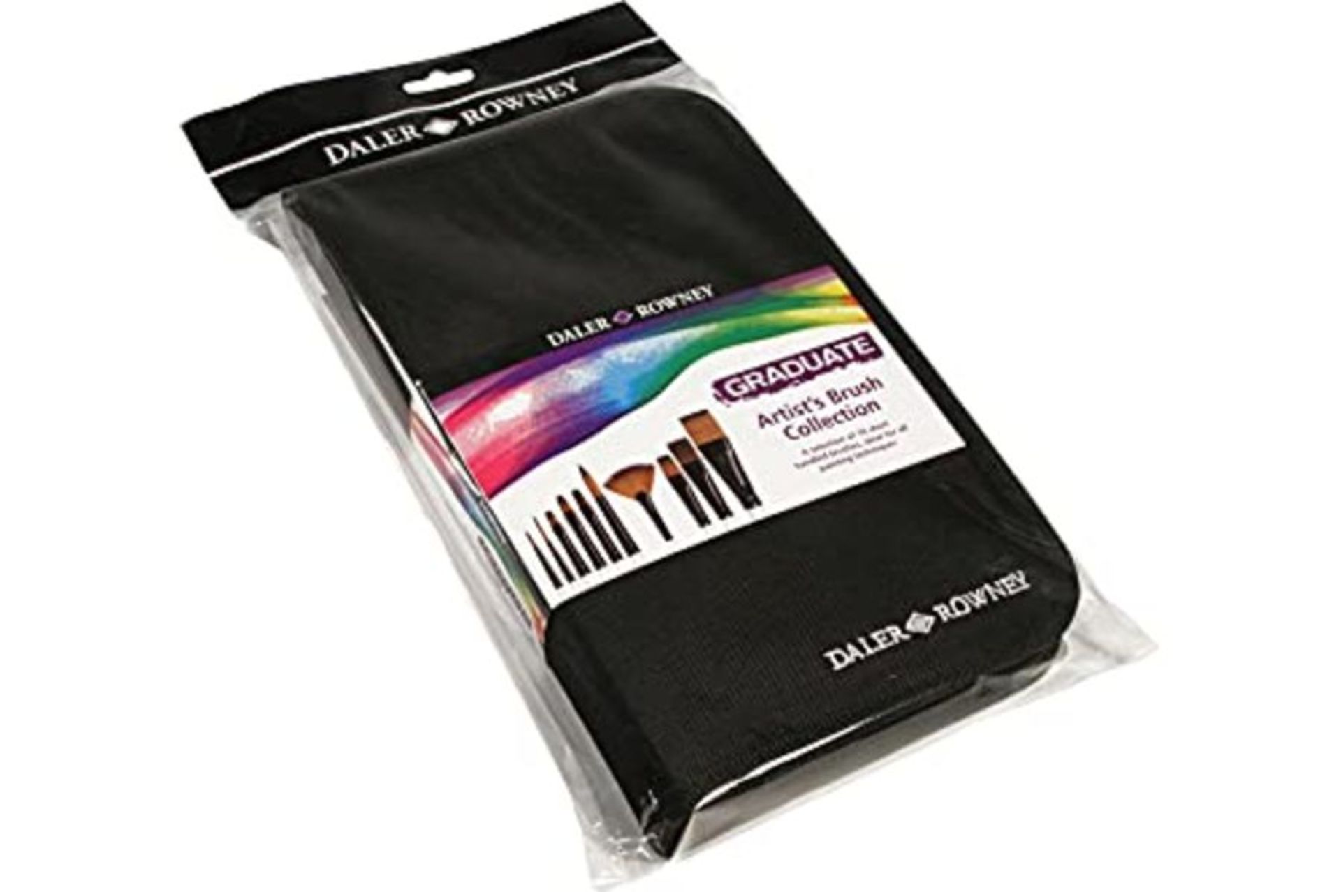 [INCOMPLETE] Daler Rowney 212500100 Graduate Short Zip Case 10 Brushes