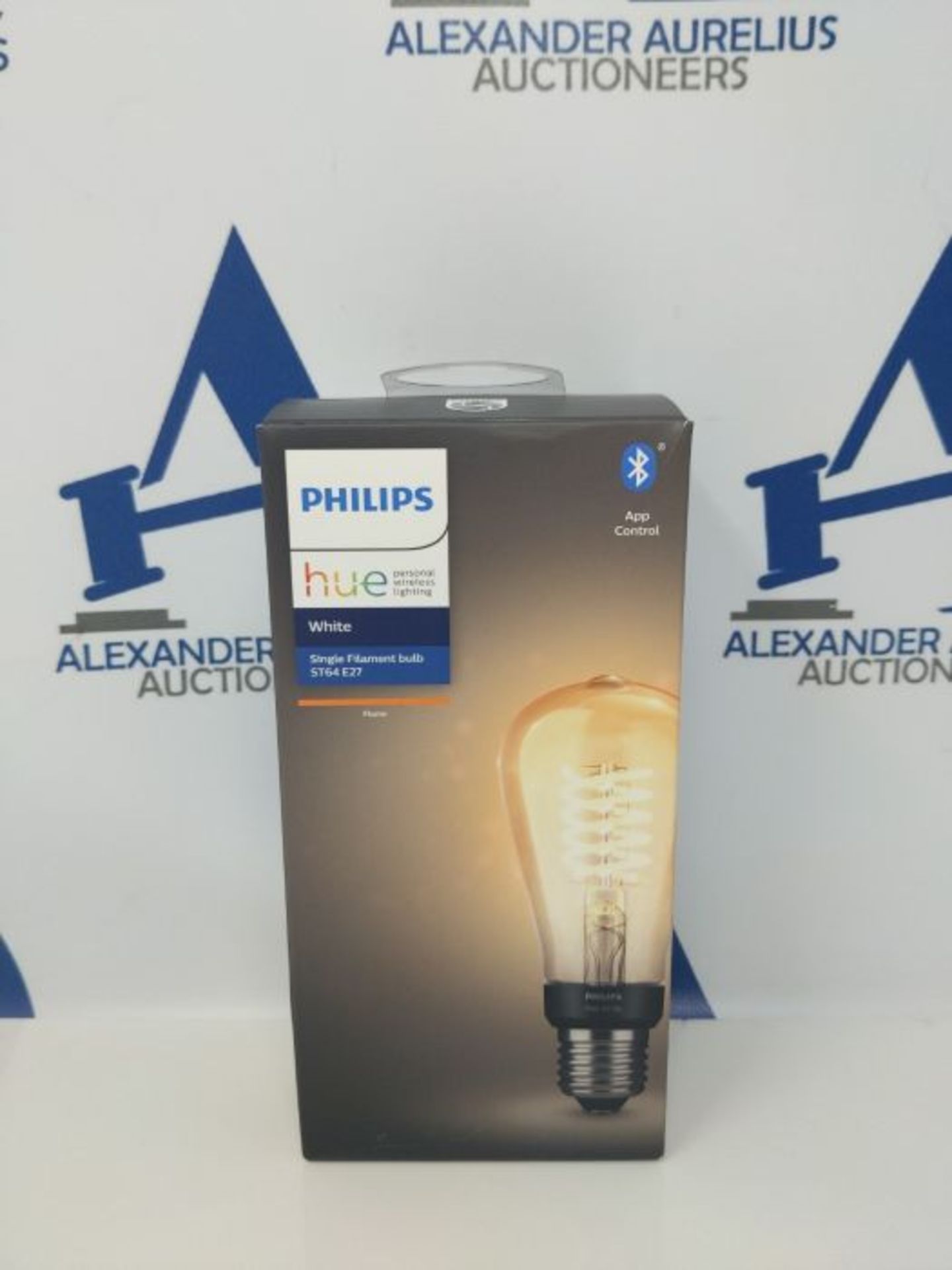 Philips Hue Ampoule LED ST64 Ã  filament blanc unique [vis Edison E27] avec Bluetoot - Image 2 of 3