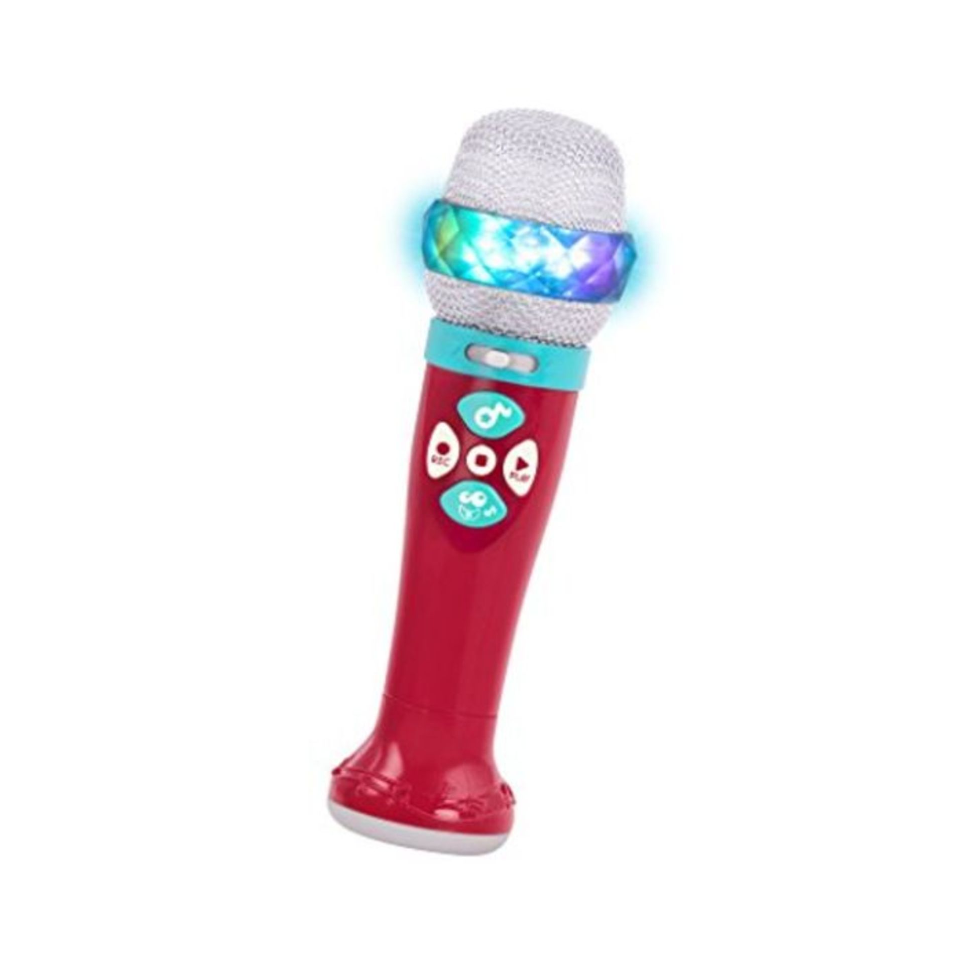 Battat - Musical Light Show Microphone - Light-Up Sing-Along Mic with 5 Songs and Reco