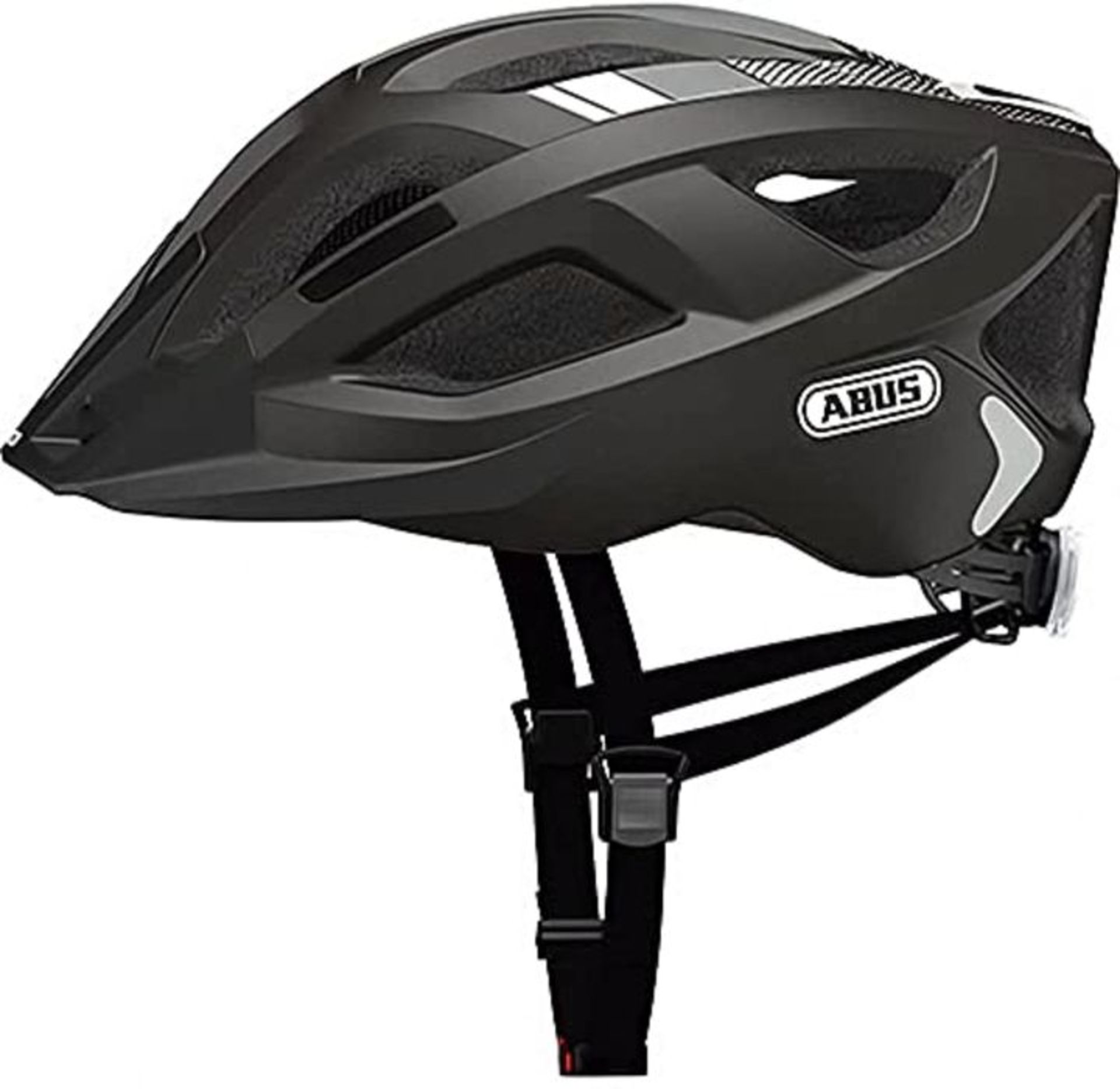 ABUS ADURO 2.0 Fahrradhelm, Schwarz (Race Black), M