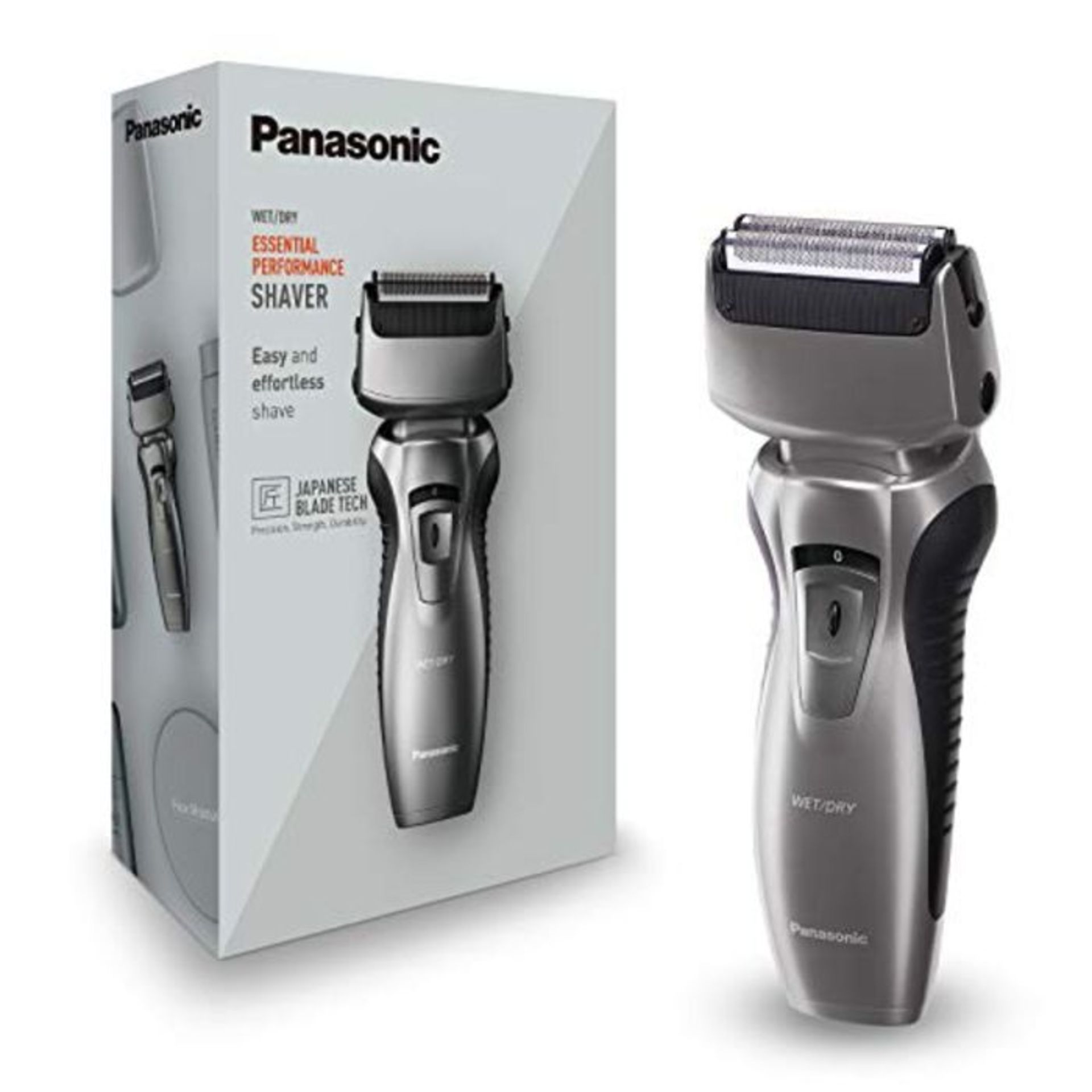 Panasonic Wet & Dry ES-RW33-H503 Wet & Dry Shaver with Charging Station and Dual Shave