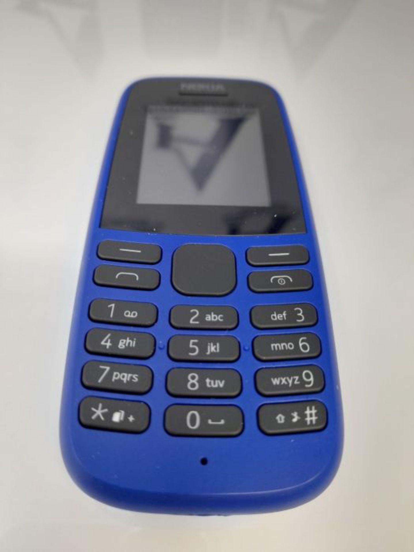 Nokia 105 Mobiltelefon (1, 8 Zoll Farbdisplay, FM Radio, 4 MB ROM, Dual-Sim) Blau, Ver - Image 3 of 3