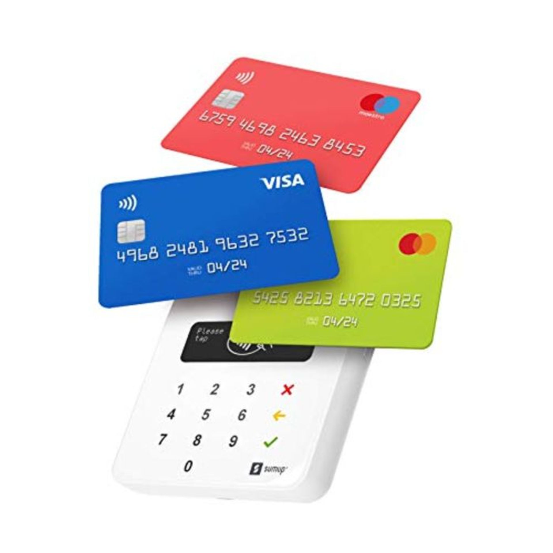 SumUp Air mobiles Kartenterminal zum bargeldlosen Bezahlen mit EC Karte, Kreditkarte A