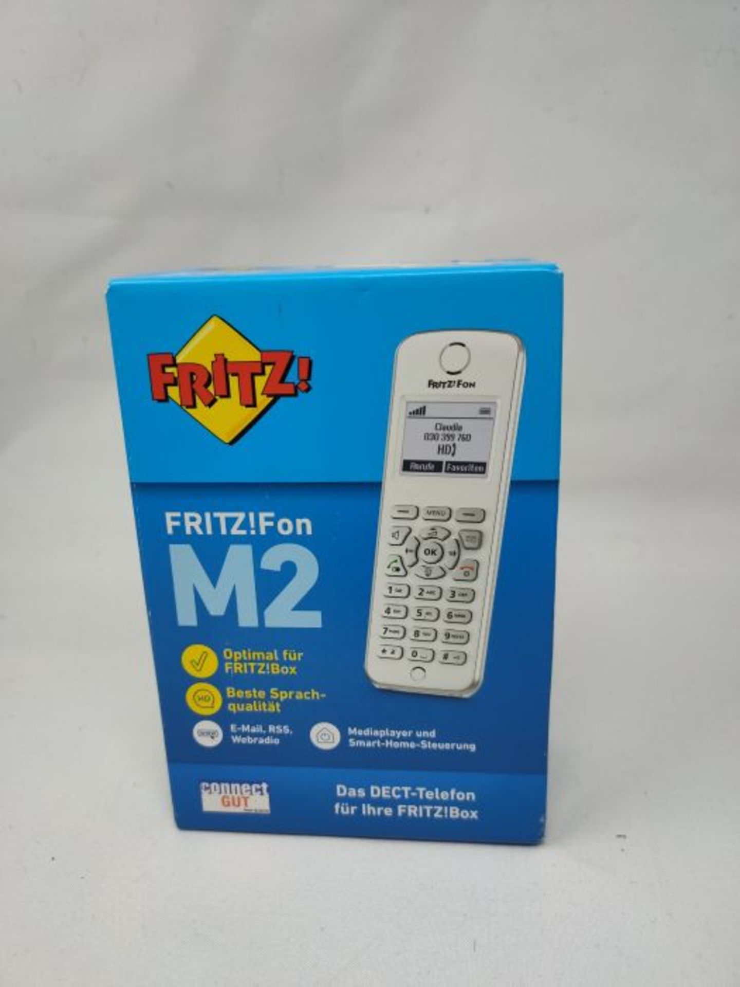 AVM FRITZ!Fon M2 DECT-Komforttelefon (fÃ¼r FRITZ Box Monochromes Display, HD-Telefon - Image 2 of 3