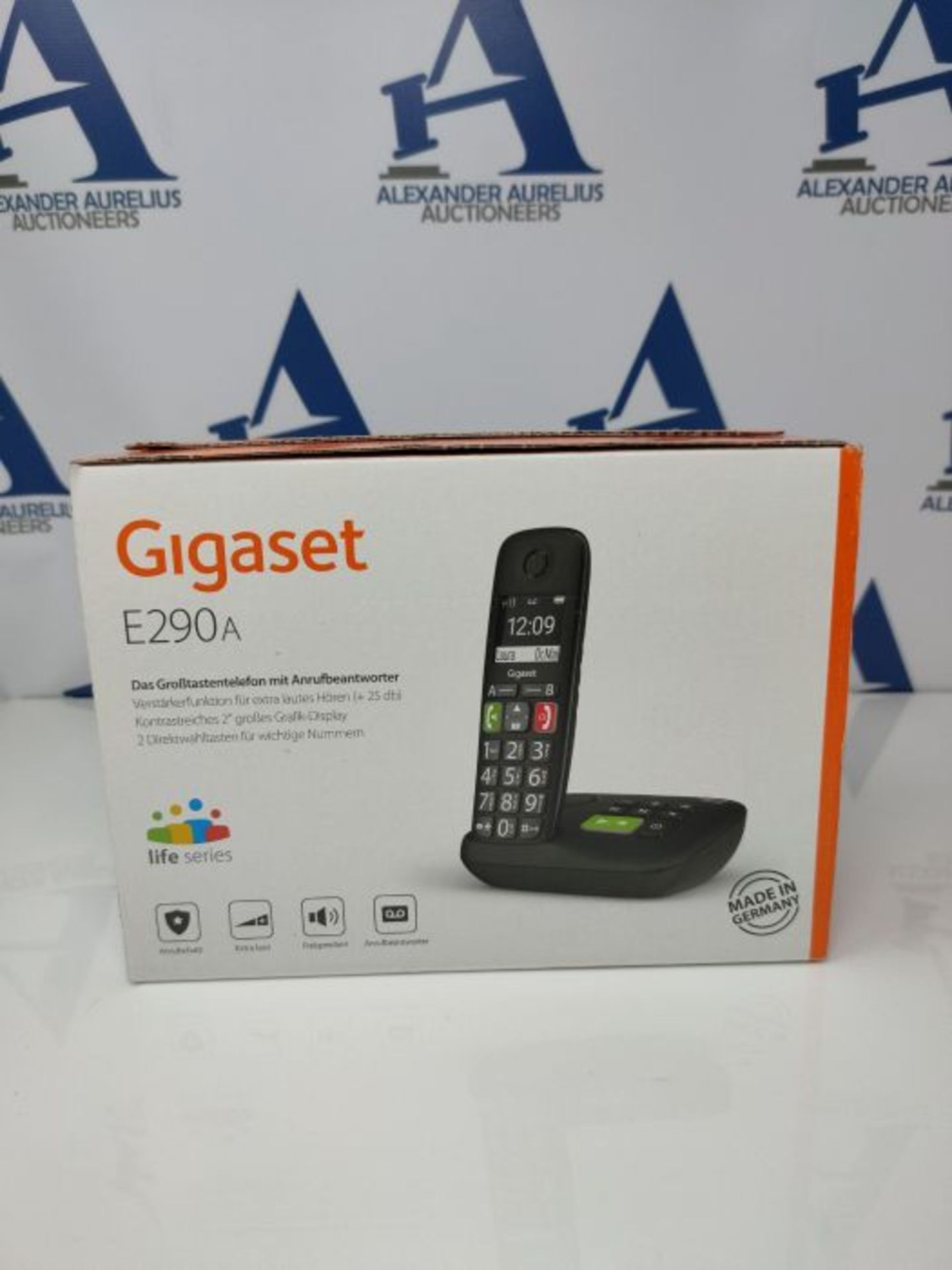 Gigaset E290A - Schnurloses Senioren-Telefon mit Anrufbeantworter und groÃxen Tasten - Image 2 of 3