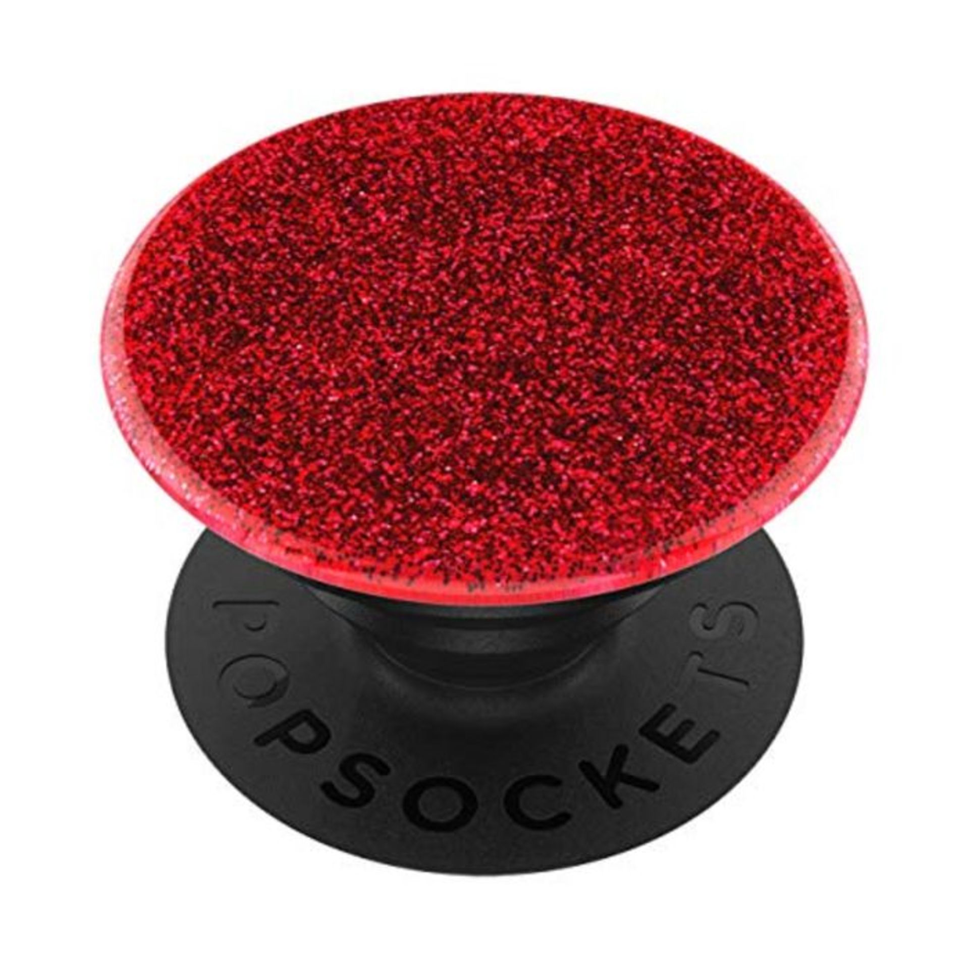 PopSockets PopGrip - Expanding Stand and Grip with Swappable Top - Glitter Red