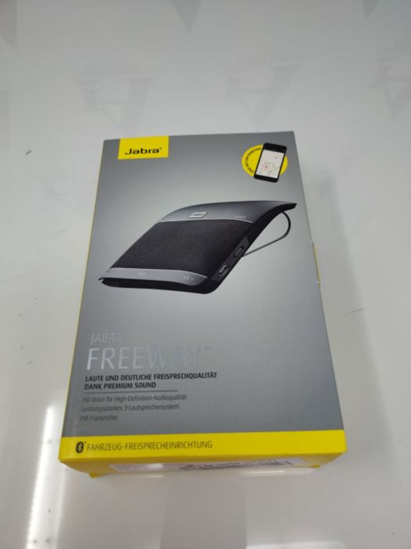 RRP £76.00 Jabra Freeway Bluetooth KFZ Freisprecheinrichtung (Deutsche Sprachsteuerung, Stereo-So - Image 2 of 3