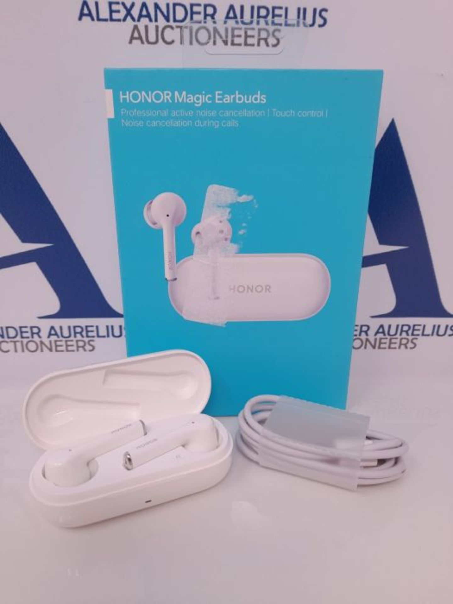 RRP £90.00 HONOR Magic Earbuds - Wireless Bluetooth Earphone with Intelligent Noise Cancellation, - Image 2 of 3