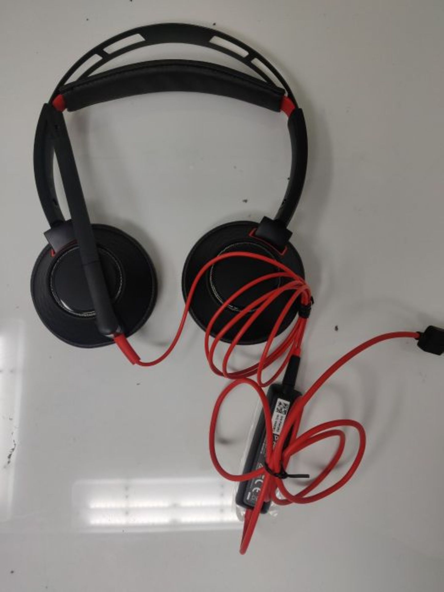 RRP £68.00 Plantronics - Blackwire C5220 - Wired, Dual-Ear (Stereo) Headset with Boom Mic - USB-A - Image 2 of 2