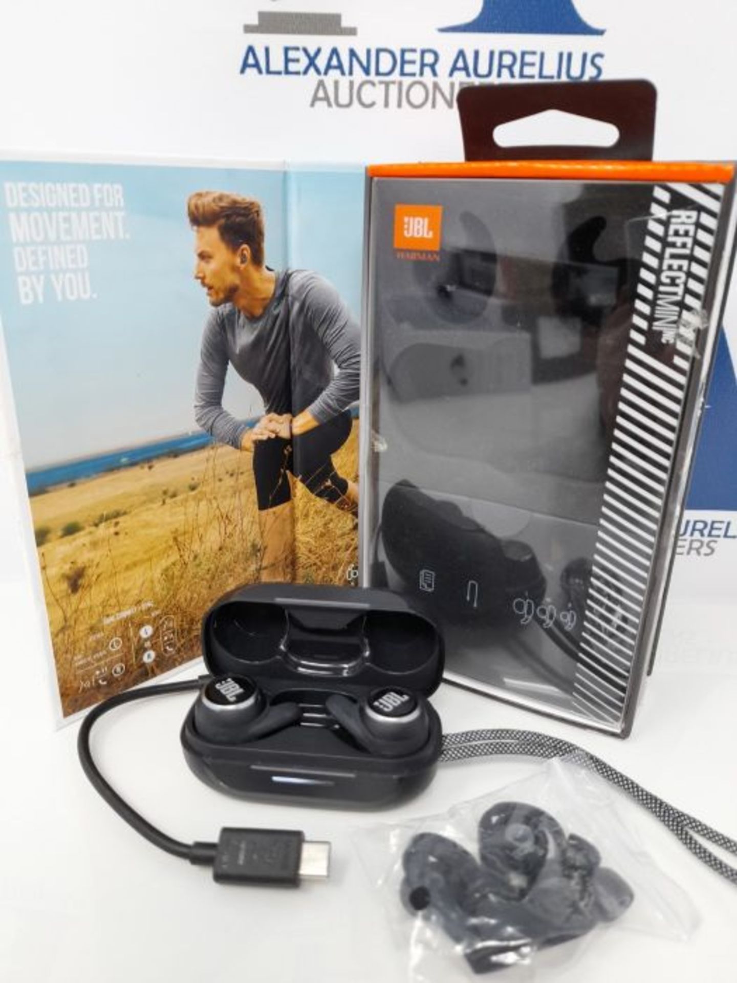 RRP £126.00 JBL Reflect Mini NC TWS - Small waterproof sports in-ear headphones with Bluetooth, wi - Image 2 of 3
