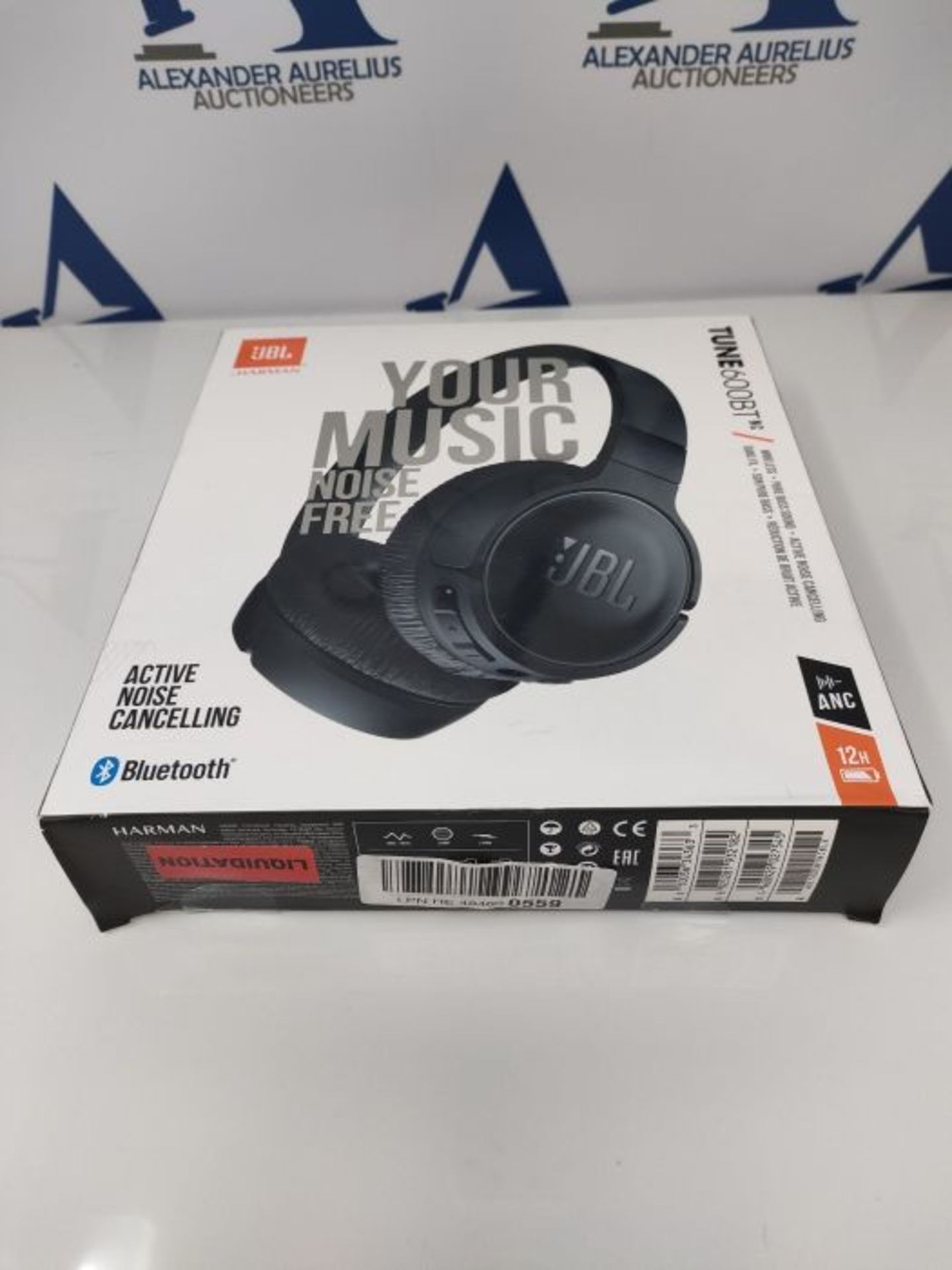 RRP £90.00 JBL Tune600BTNC in Schwarz  Noise-Cancelling On-Ear Bluetooth Kopfhörer mit integr - Image 2 of 3