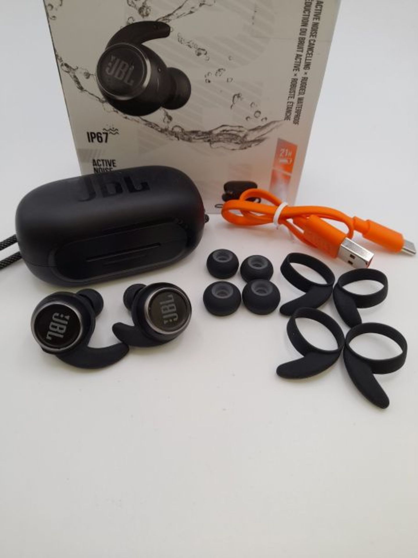 RRP £126.00 JBL Reflect Mini NC TWS - Small waterproof sports in-ear headphones with Bluetooth, wi - Image 3 of 3