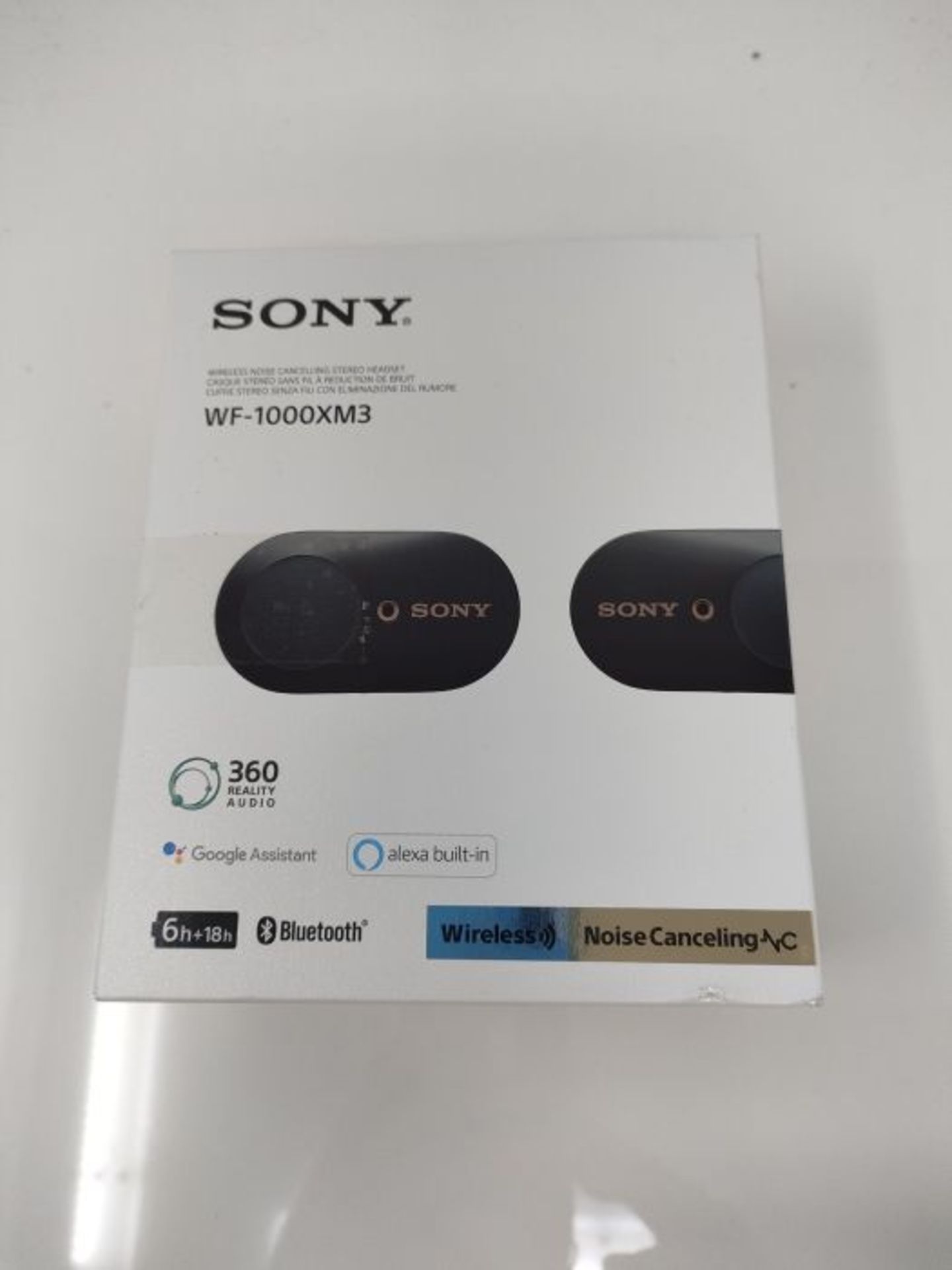 RRP £134.00 Sony WF-1000XM3 Truly Wireless Noise Cancelling Headphones with Mic, up to 32H battery - Image 2 of 3
