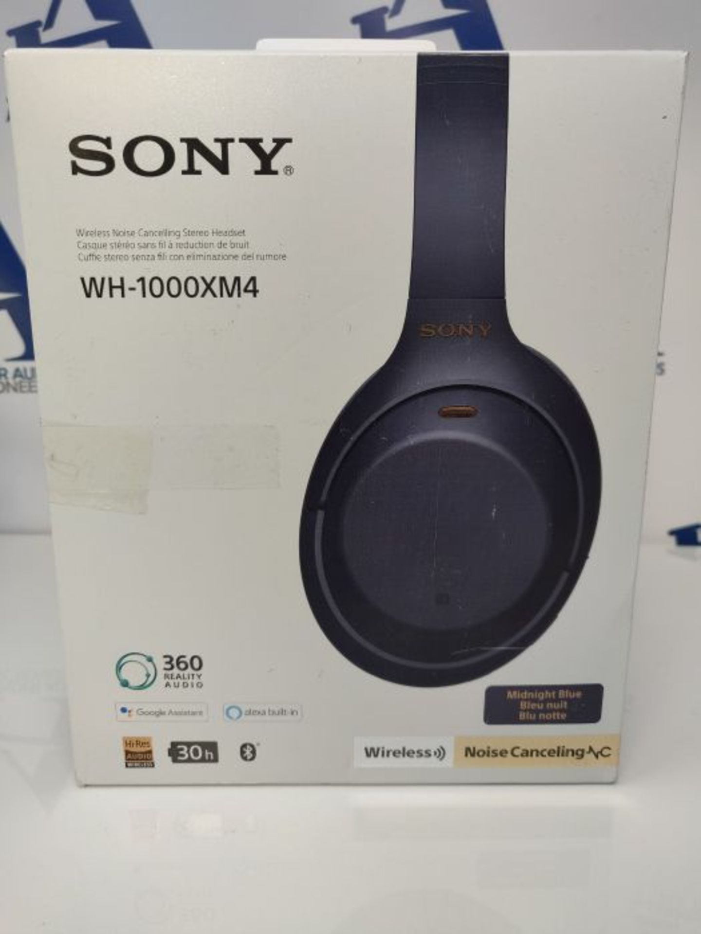 RRP £315.00 [INCOMPLETE] Sony WH-1000XM4 Noise Cancelling Wireless Headphones - 30 hours battery l - Image 2 of 3