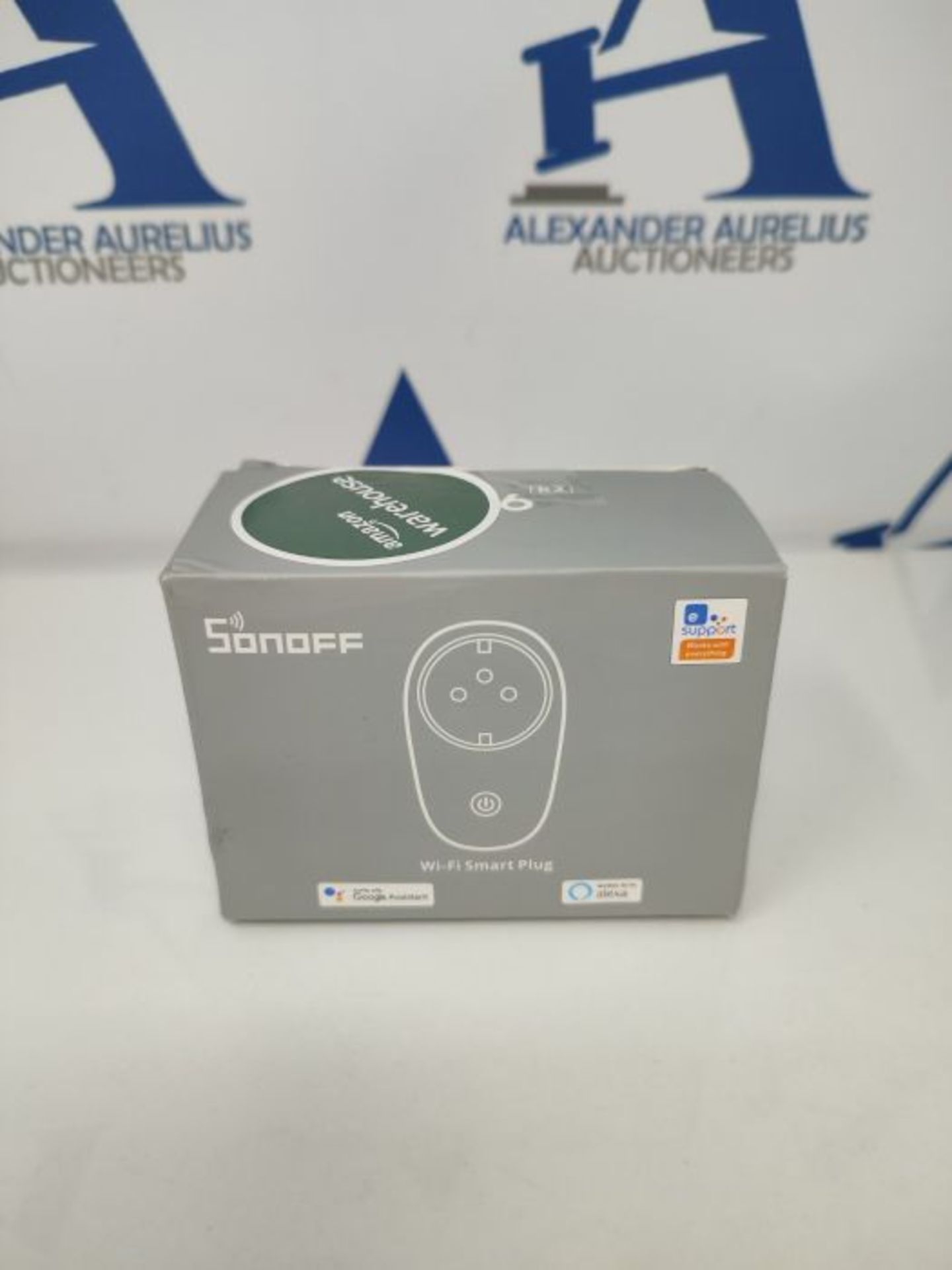 SONOFF S26R2 TPE-FR Smart Plug, Compatible with Alexa, Google Home, 16A Power Sockets - Image 2 of 3