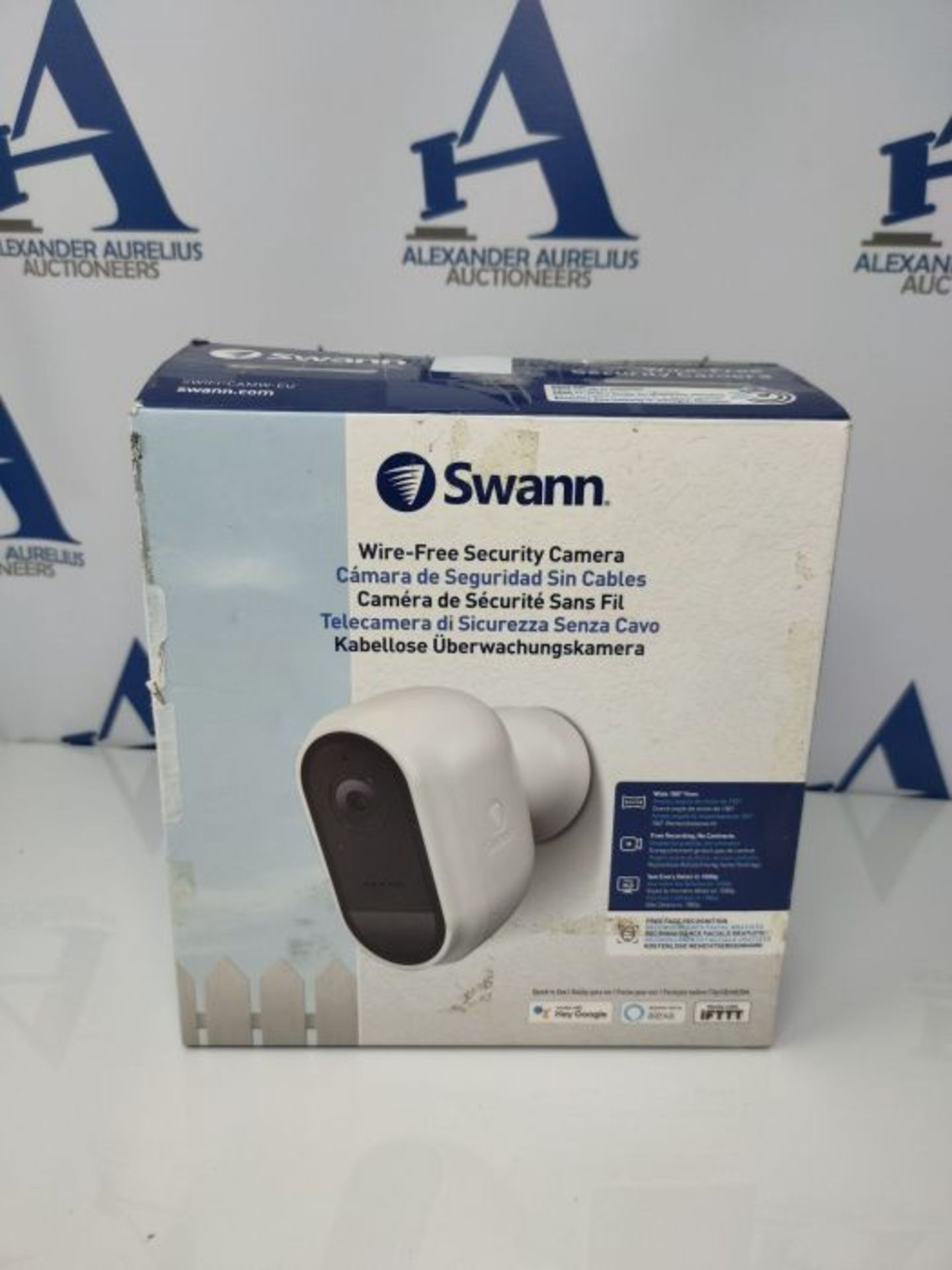 RRP £134.00 Swann Security 1080p Full HD Wire-Free Rechargeable Security Camera with Heat and Moti - Image 2 of 3